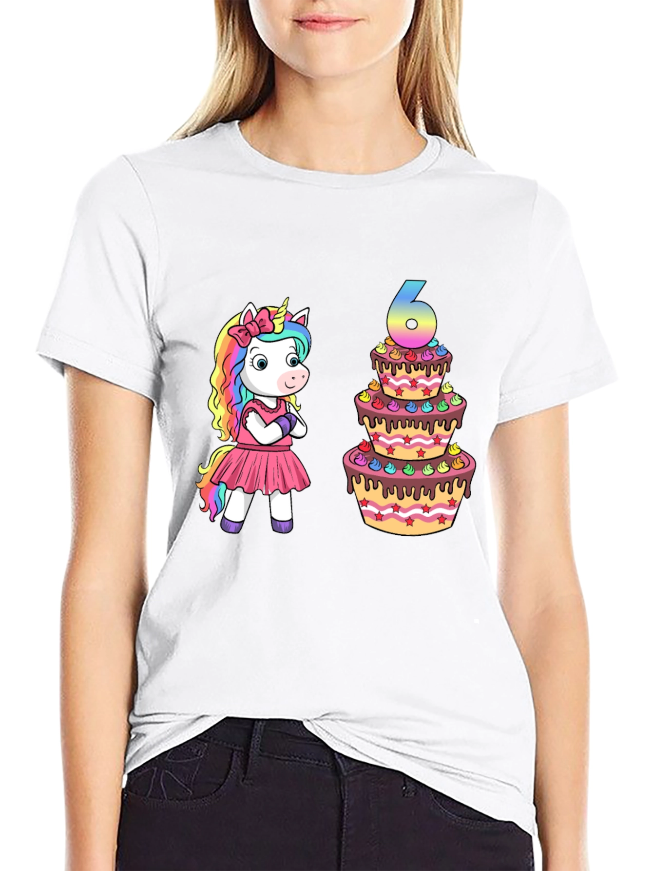 Unicorn 6th Birthday T-Shirt