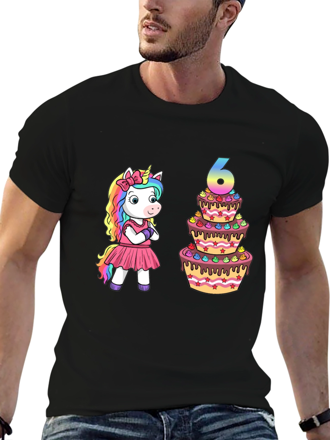 Unicorn 6th Birthday T-Shirt