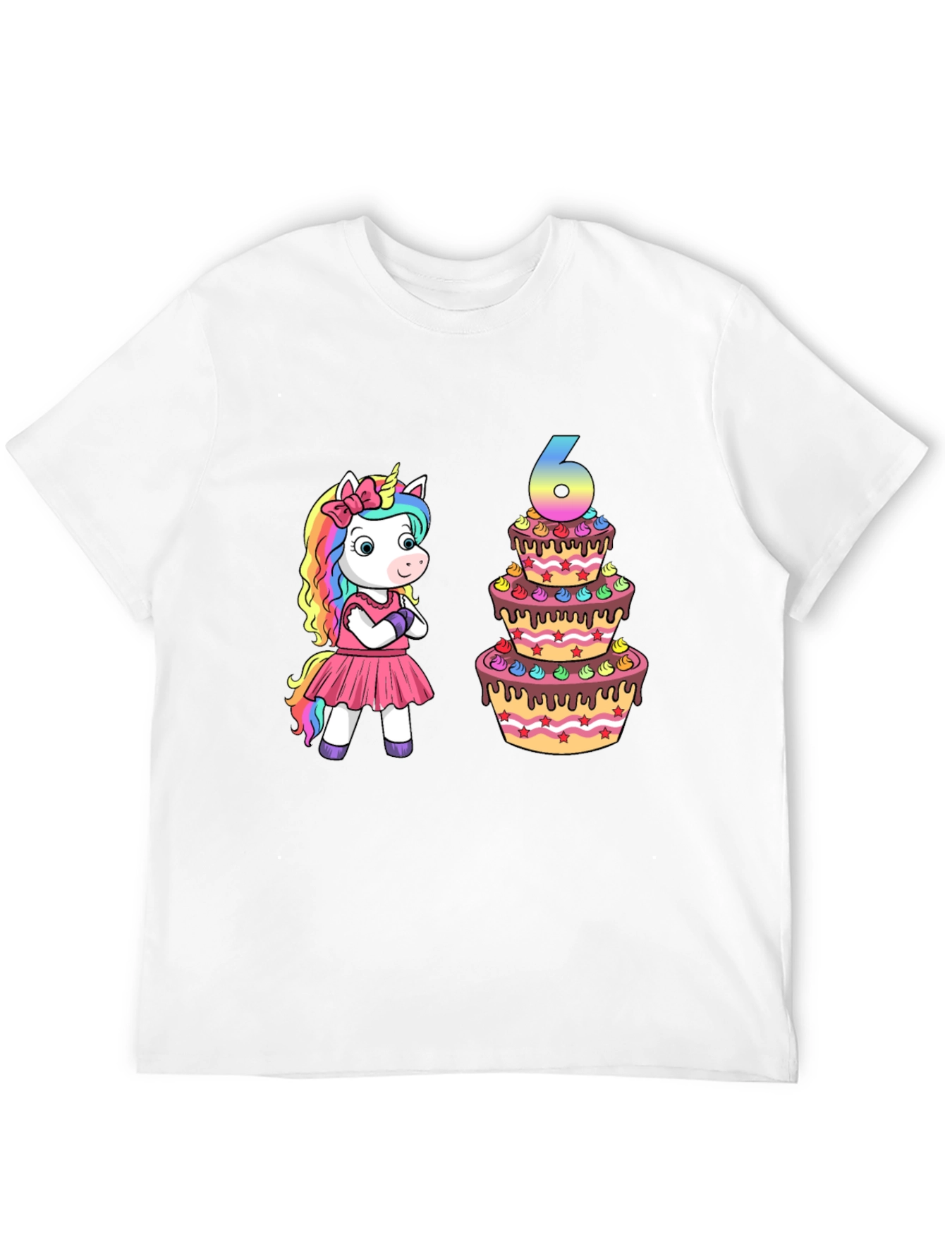 Unicorn 6th Birthday T-Shirt