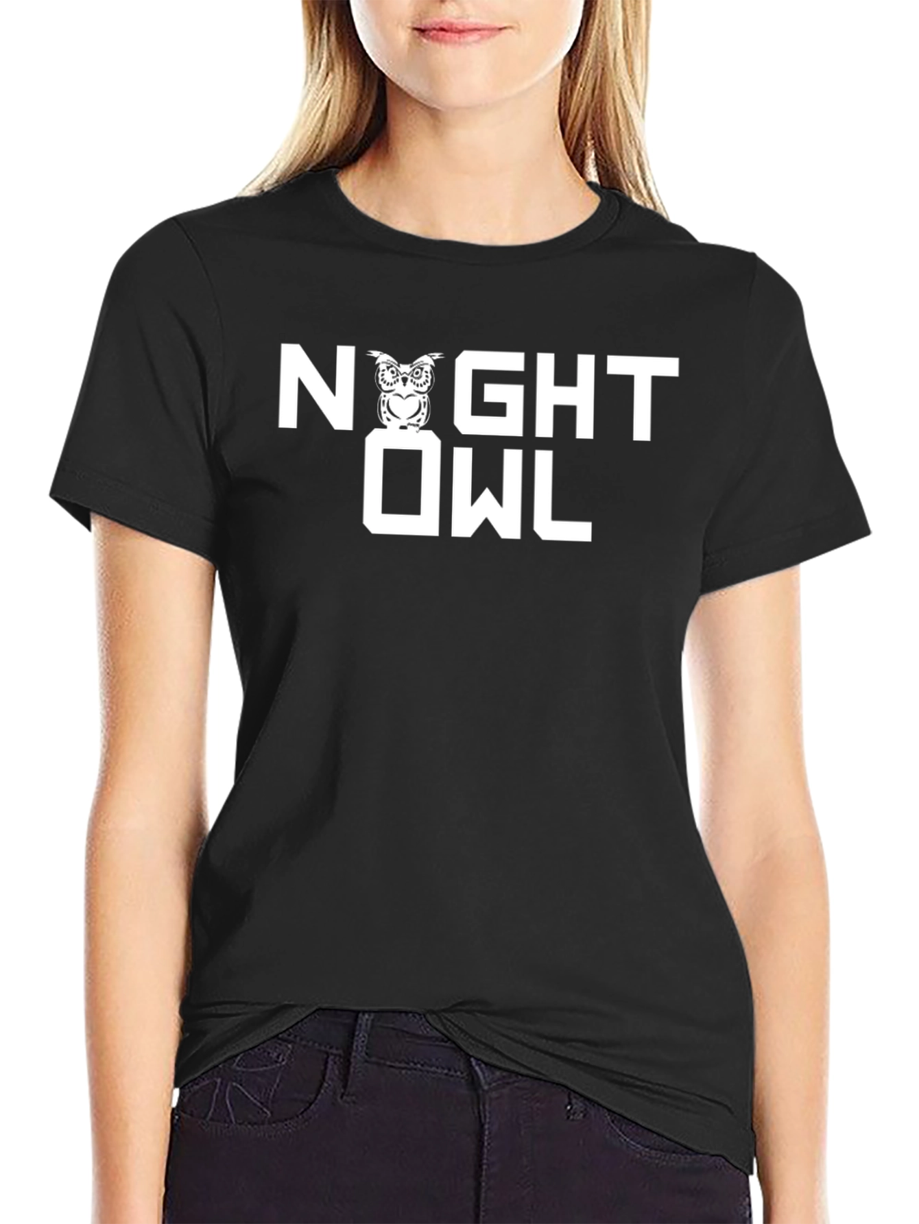 Night Owl Graphic T-Shirt - Premium Cotton Tee