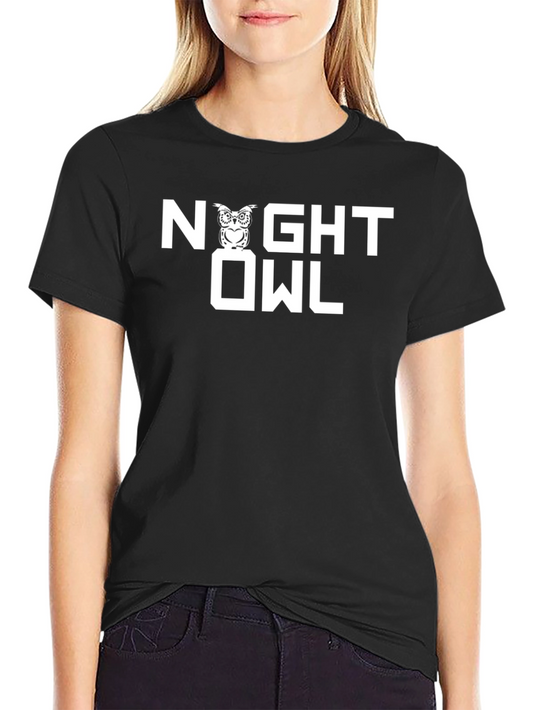 Night Owl Graphic T-Shirt - Premium Cotton Tee
