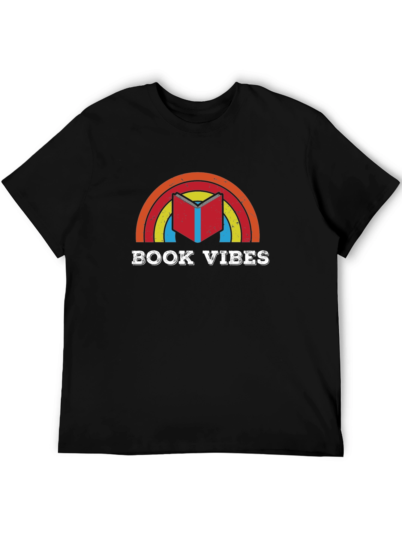 Book Vibes Rainbow Graphic Tee