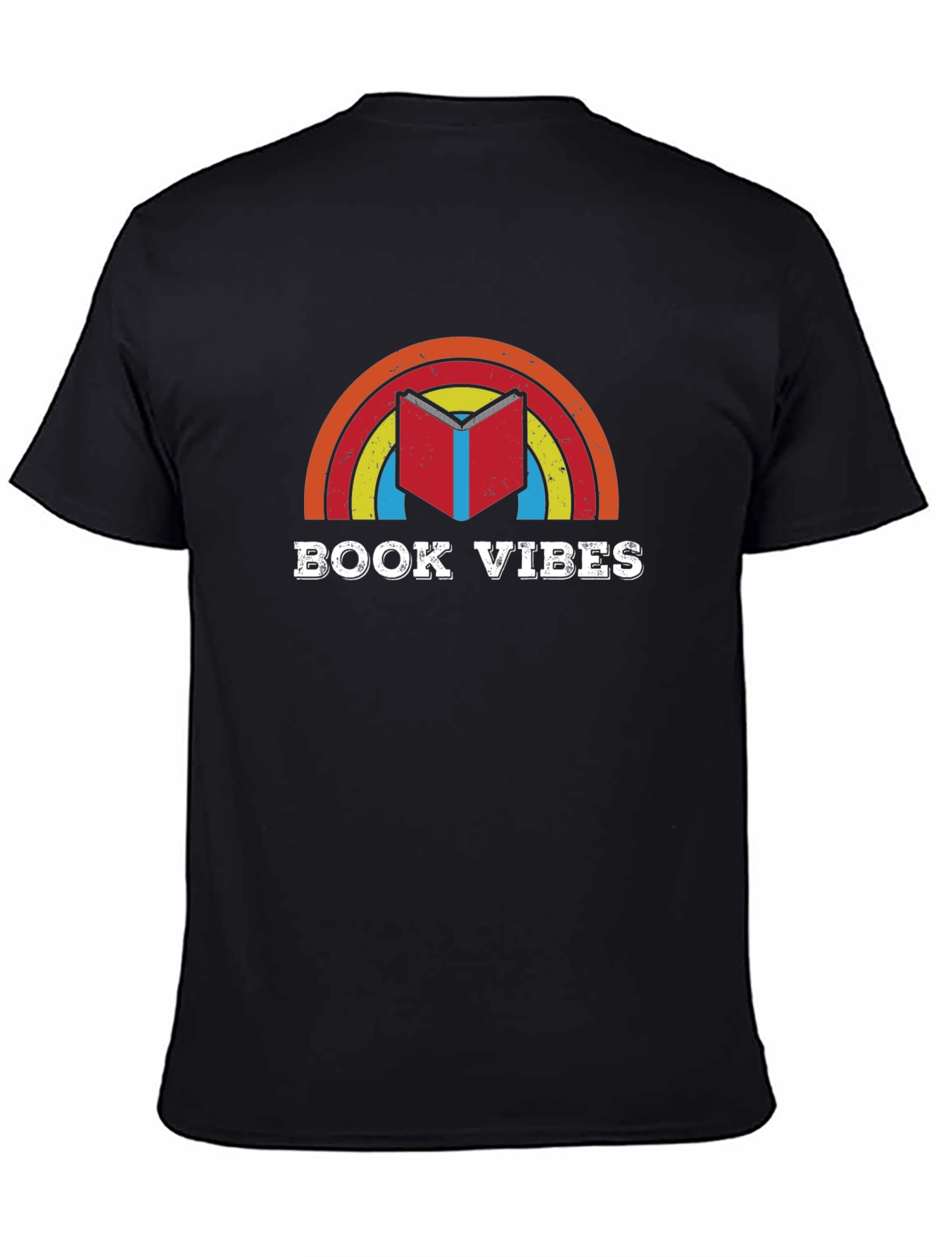 Book Vibes Rainbow Graphic Tee