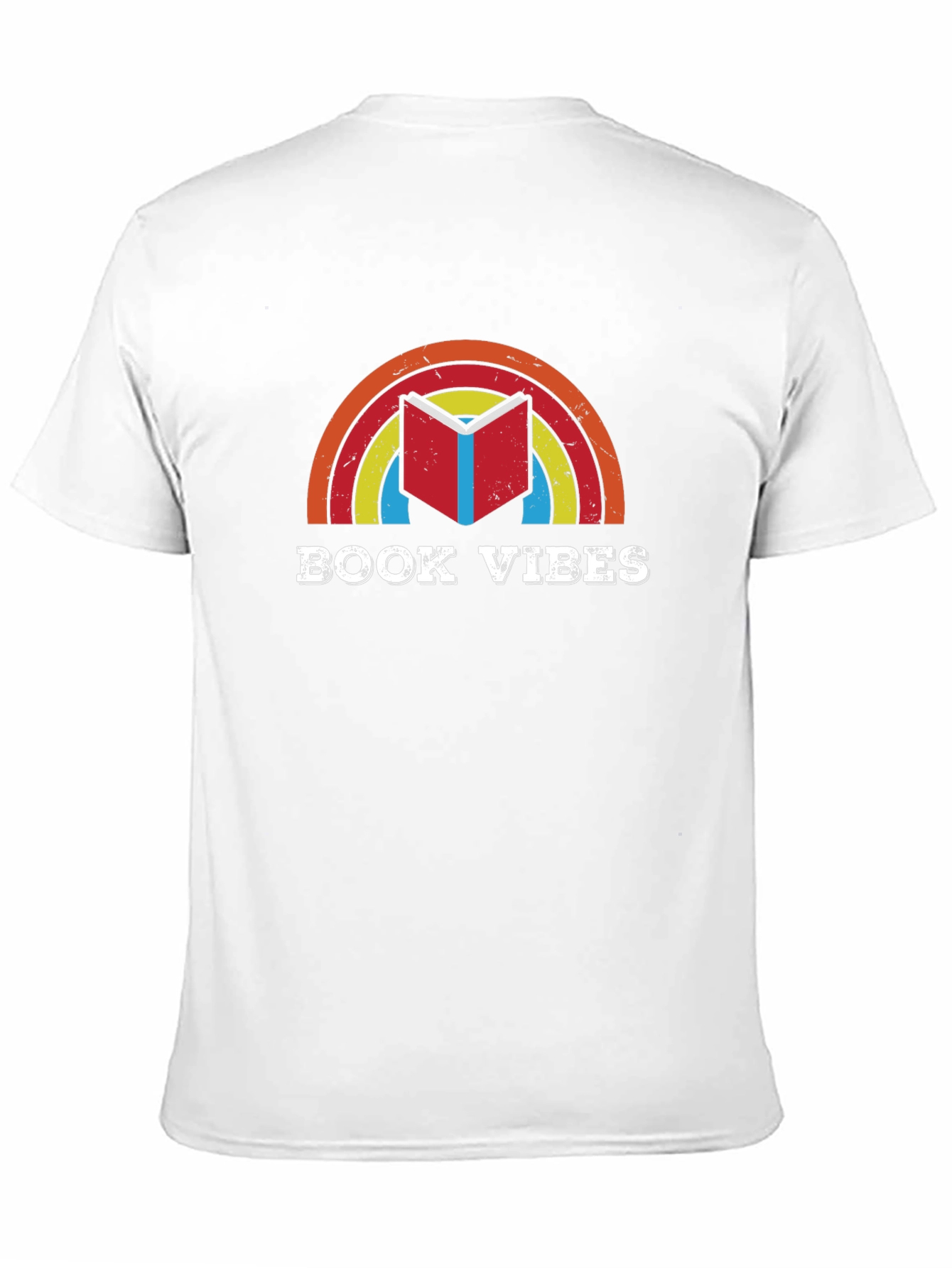 Book Vibes Rainbow Graphic Tee