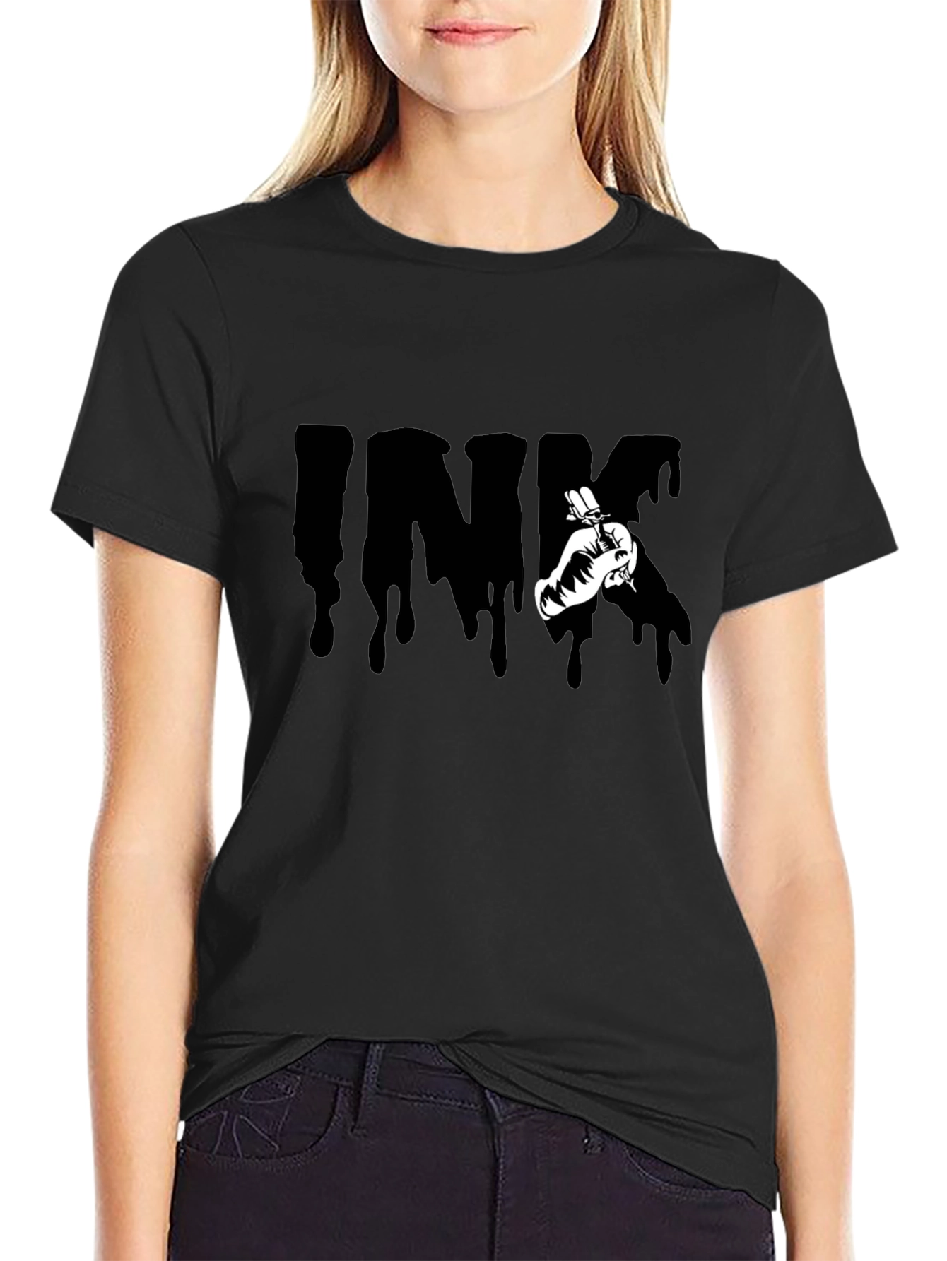 Ink Drip Tattoo Artist Graphic T-Shirt