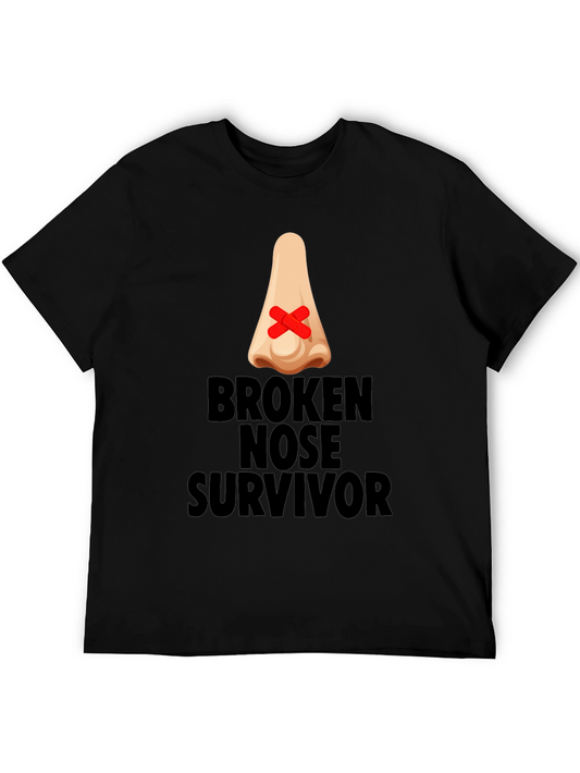 Broken Nose Survivor Graphic T-Shirt