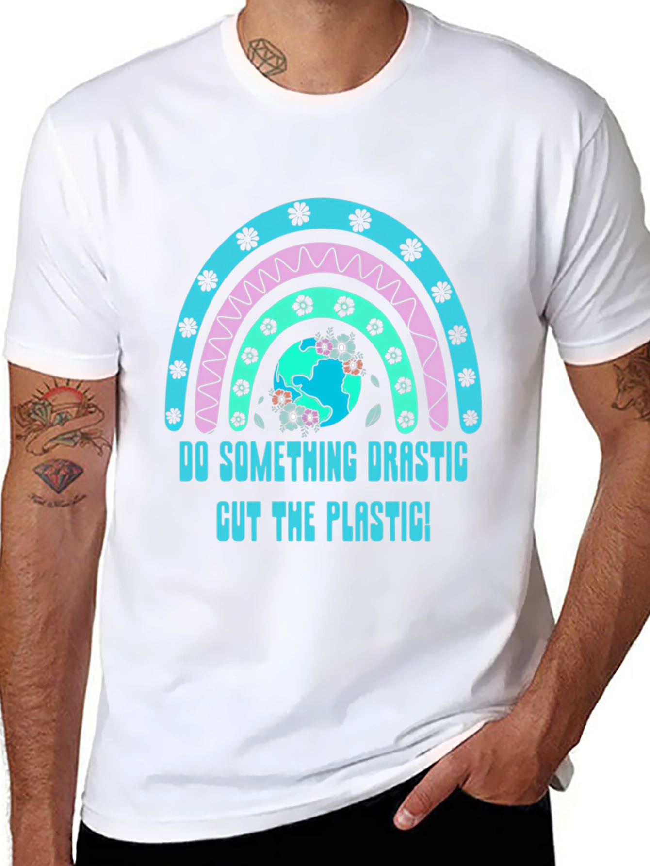 Eco-Friendly Do Something Drastic Graphic Tee