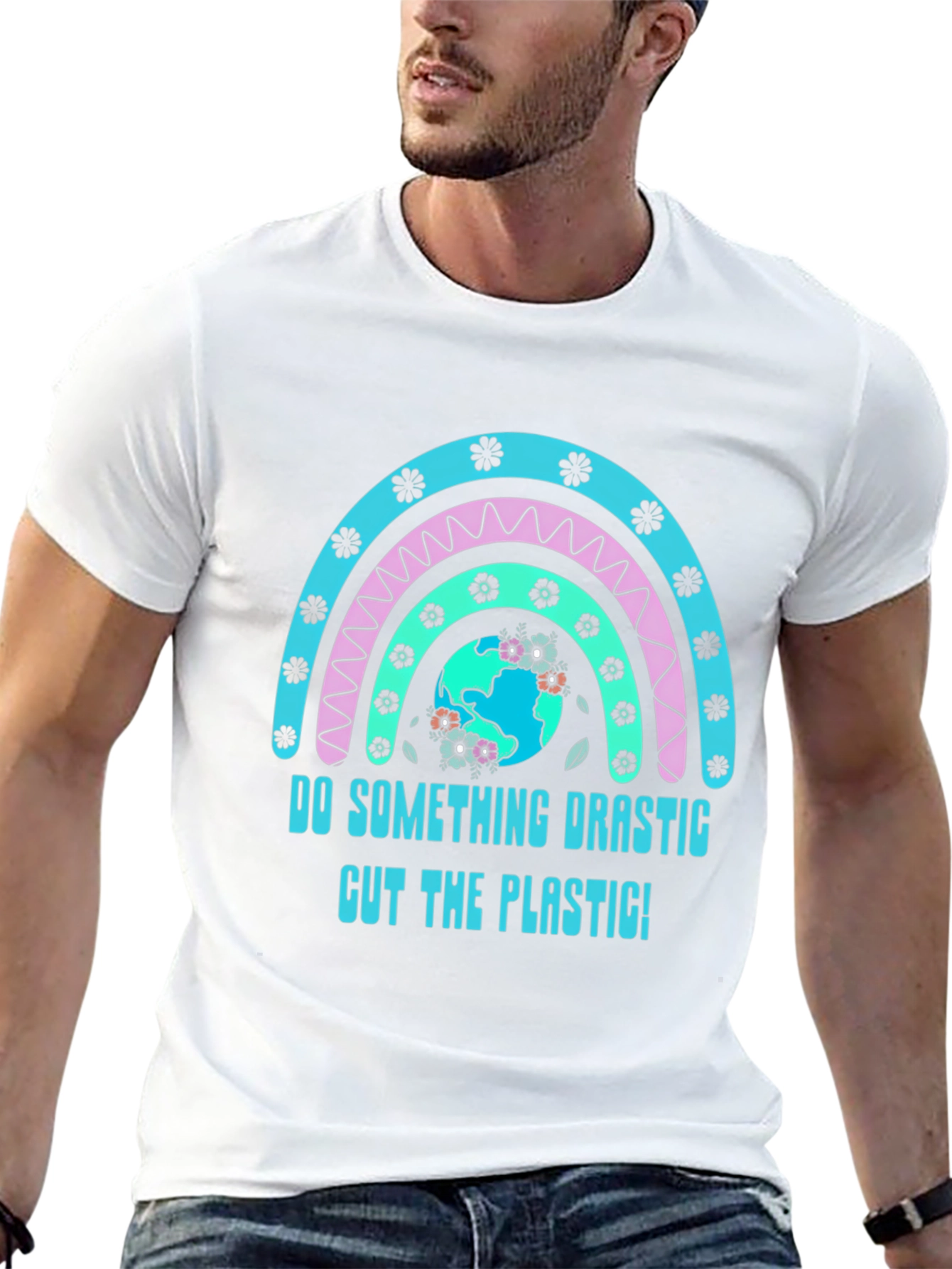 Eco-Friendly Do Something Drastic Graphic Tee