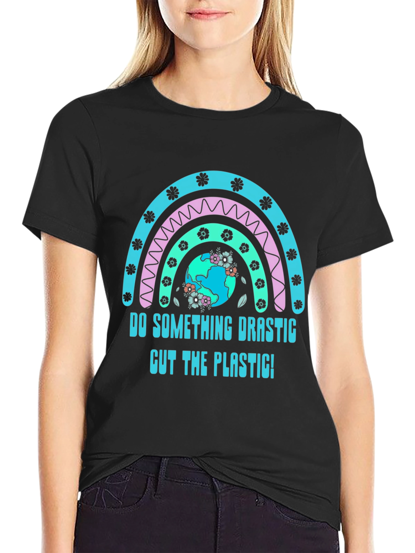 Eco-Friendly Do Something Drastic Graphic Tee