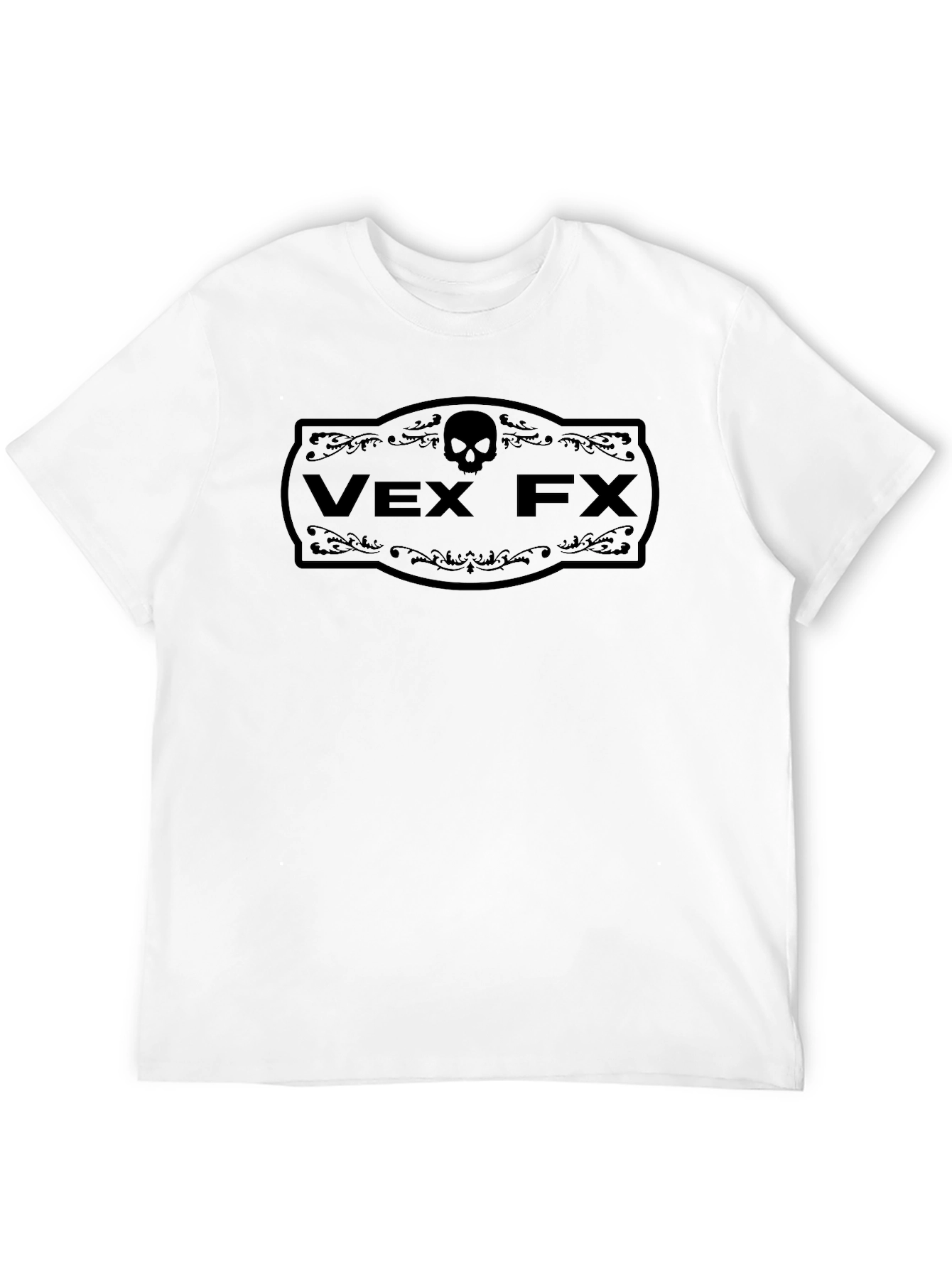 VEX FX Skull Graphic Tee - Mens Black T-Shirt