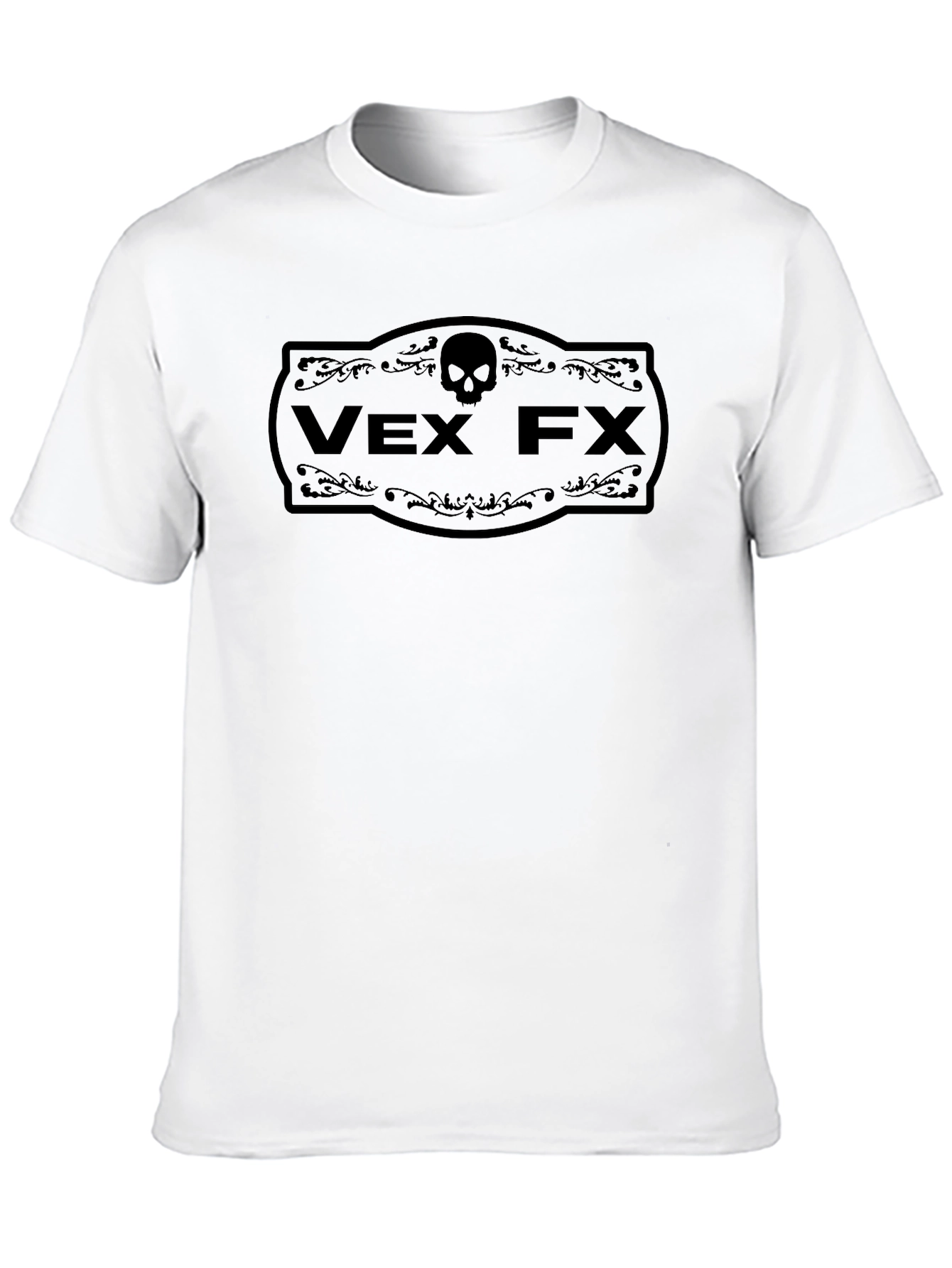 VEX FX Skull Graphic Tee - Mens Black T-Shirt