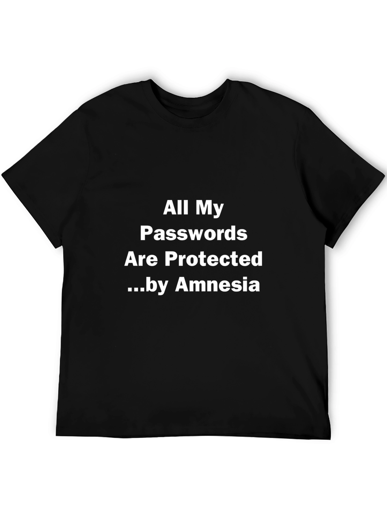 Humorous Password Amnesia Graphic Tee