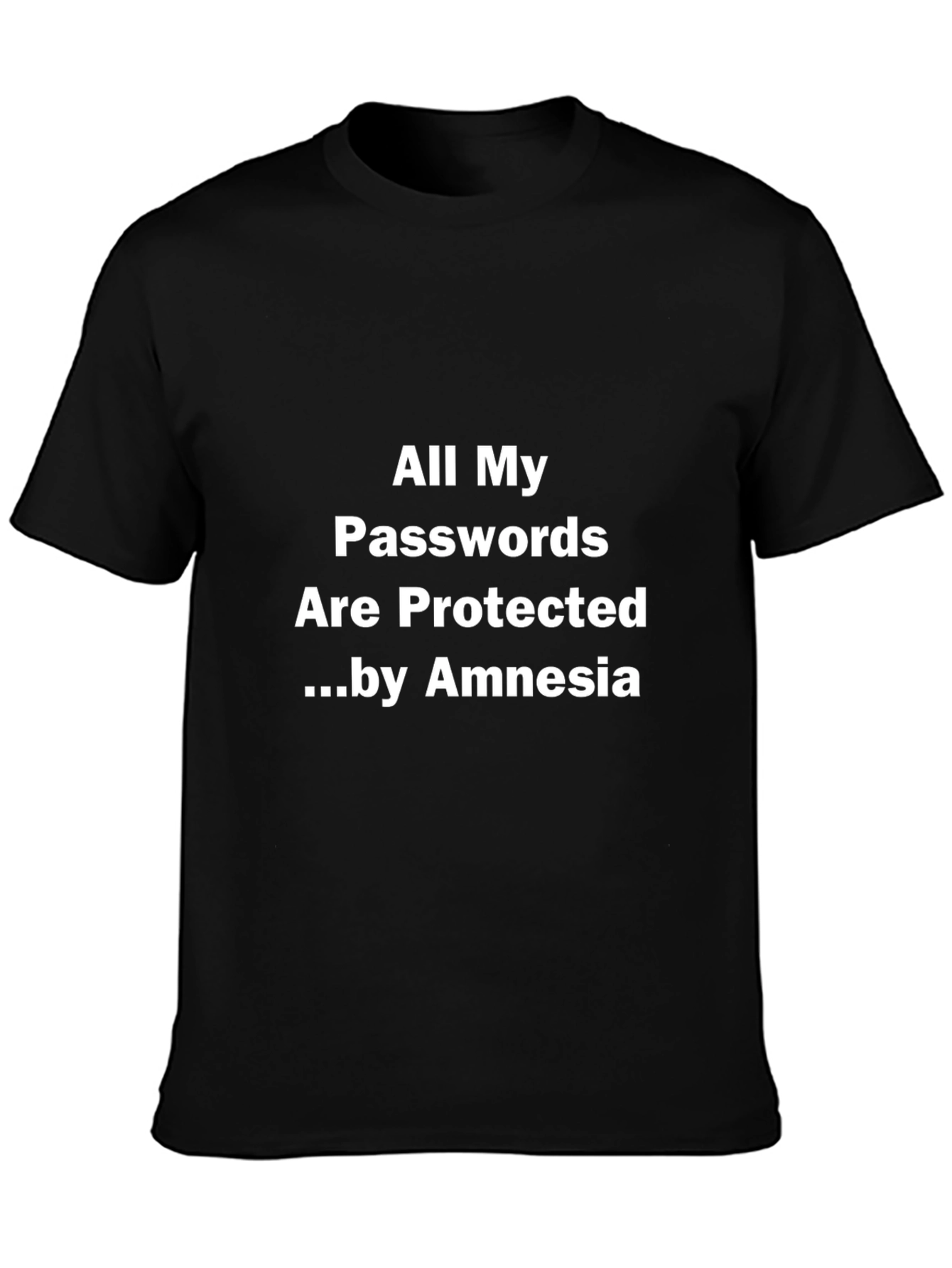 Humorous Password Amnesia Graphic Tee