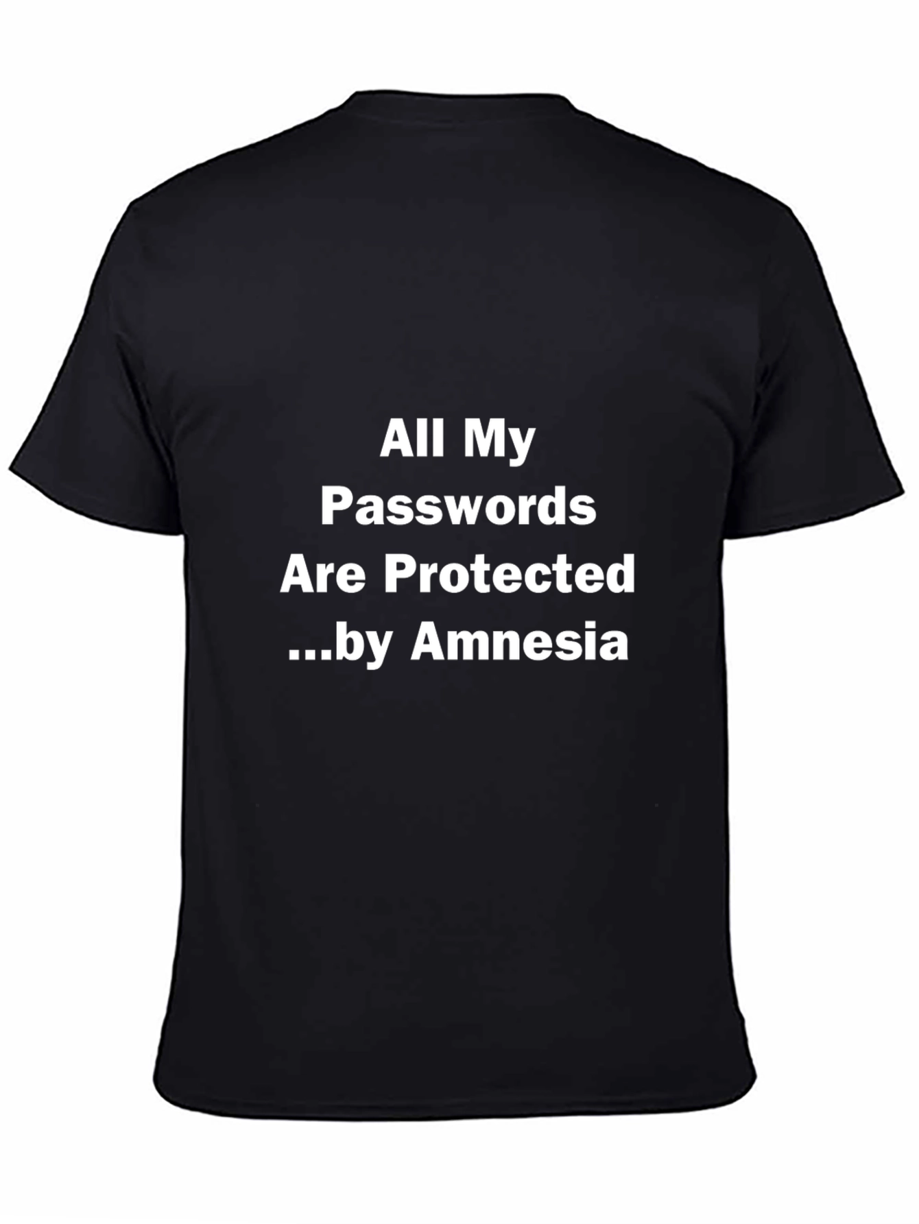 Humorous Password Amnesia Graphic Tee