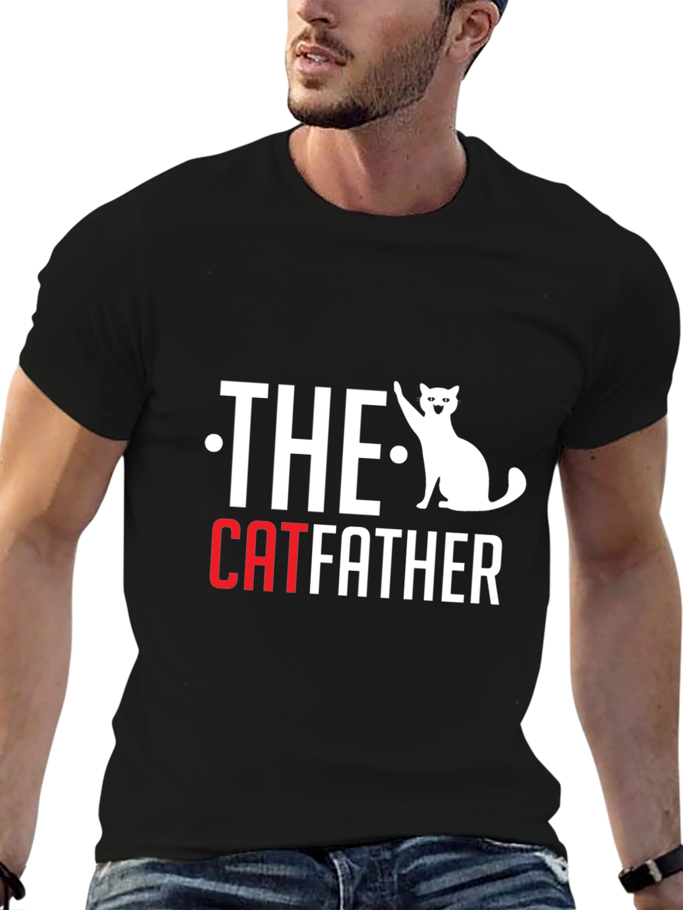 The Catfather T-Shirt - Funny Cat Lover Tee