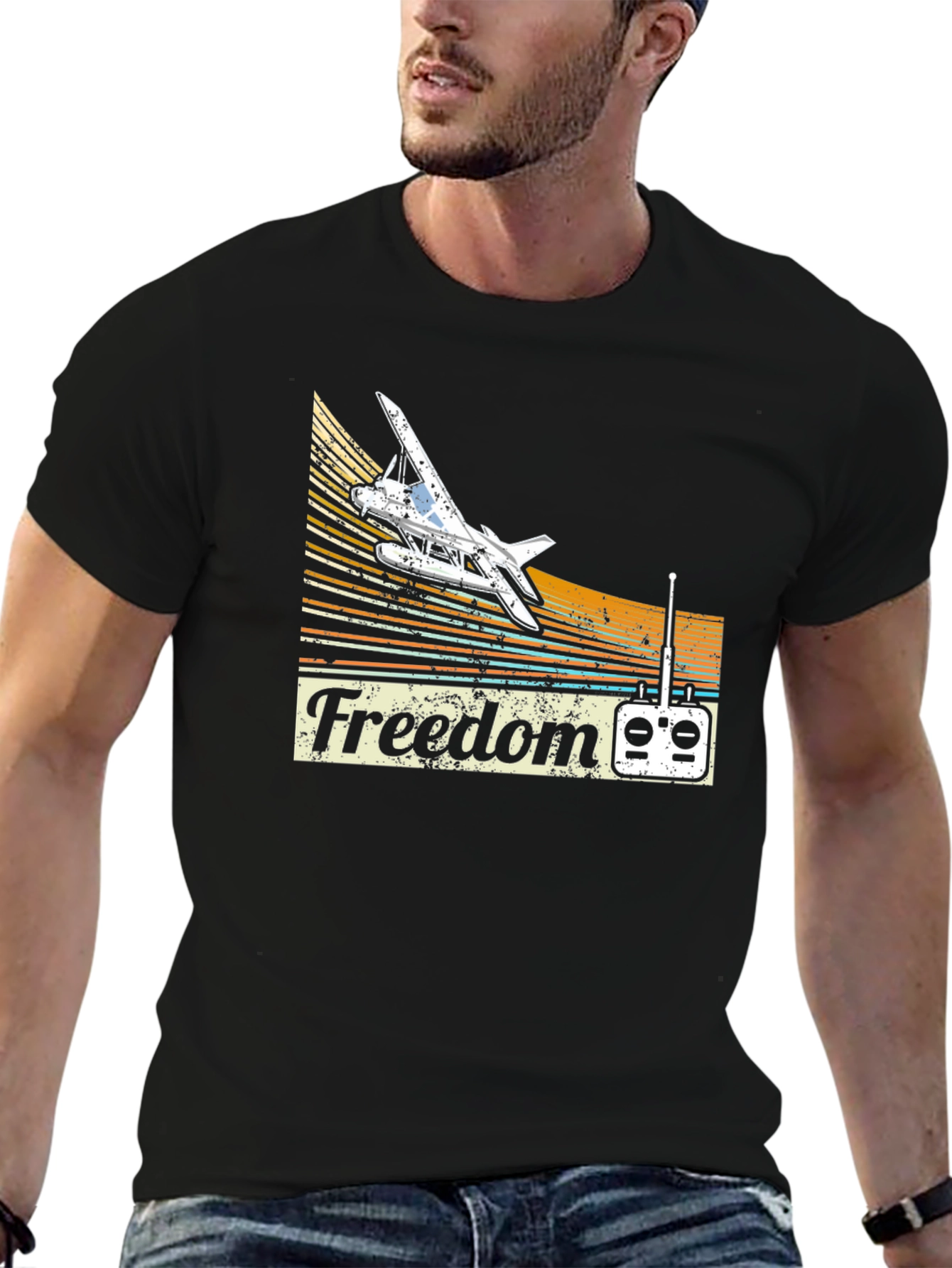 Freedom Plane T-Shirt: Aviation Enthusiast Tee