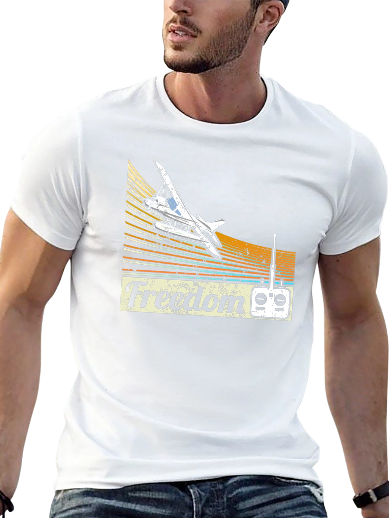 Freedom Plane T-Shirt: Aviation Enthusiast Tee