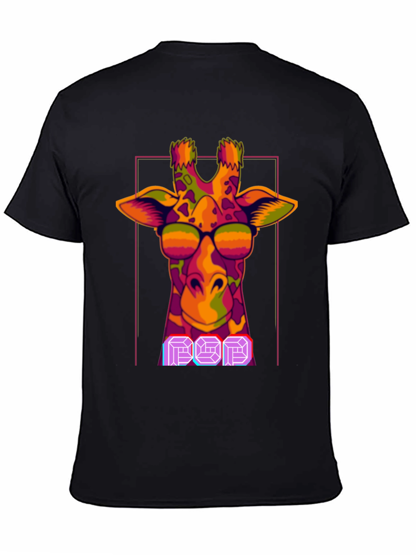 Cool Giraffe Pop Art T-Shirt