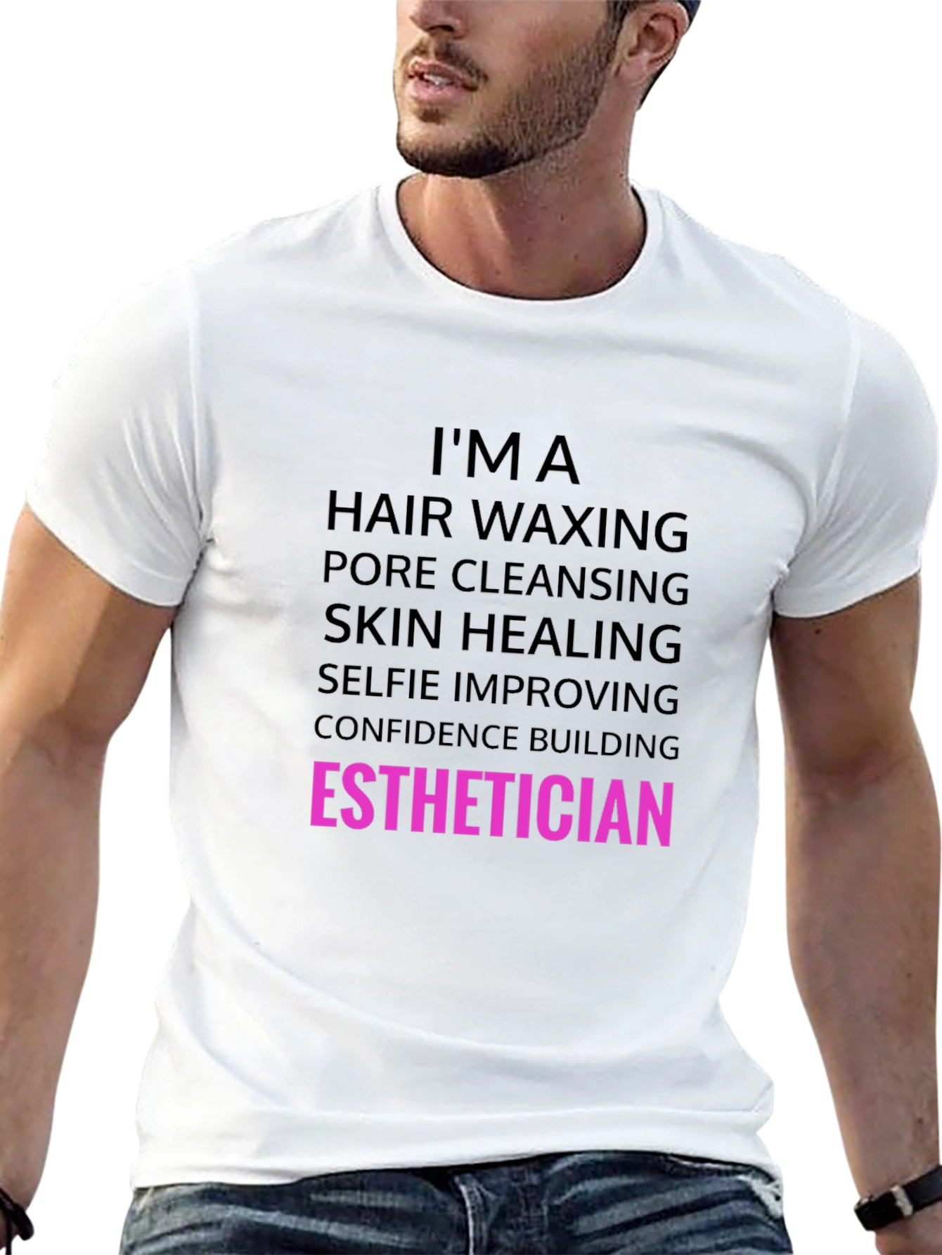 Esthetician T-Shirt: Hair Waxing Skin Healing