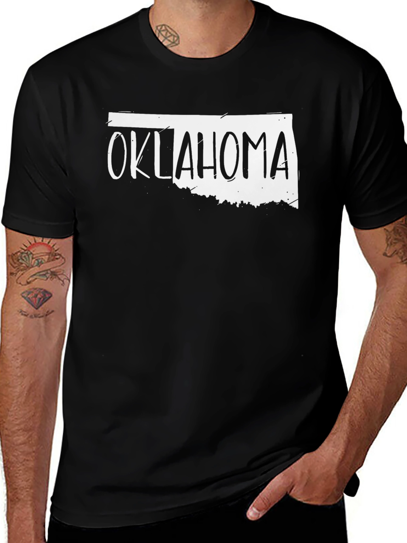 Oklahoma State Pride Tee - Black Graphic T-Shirt