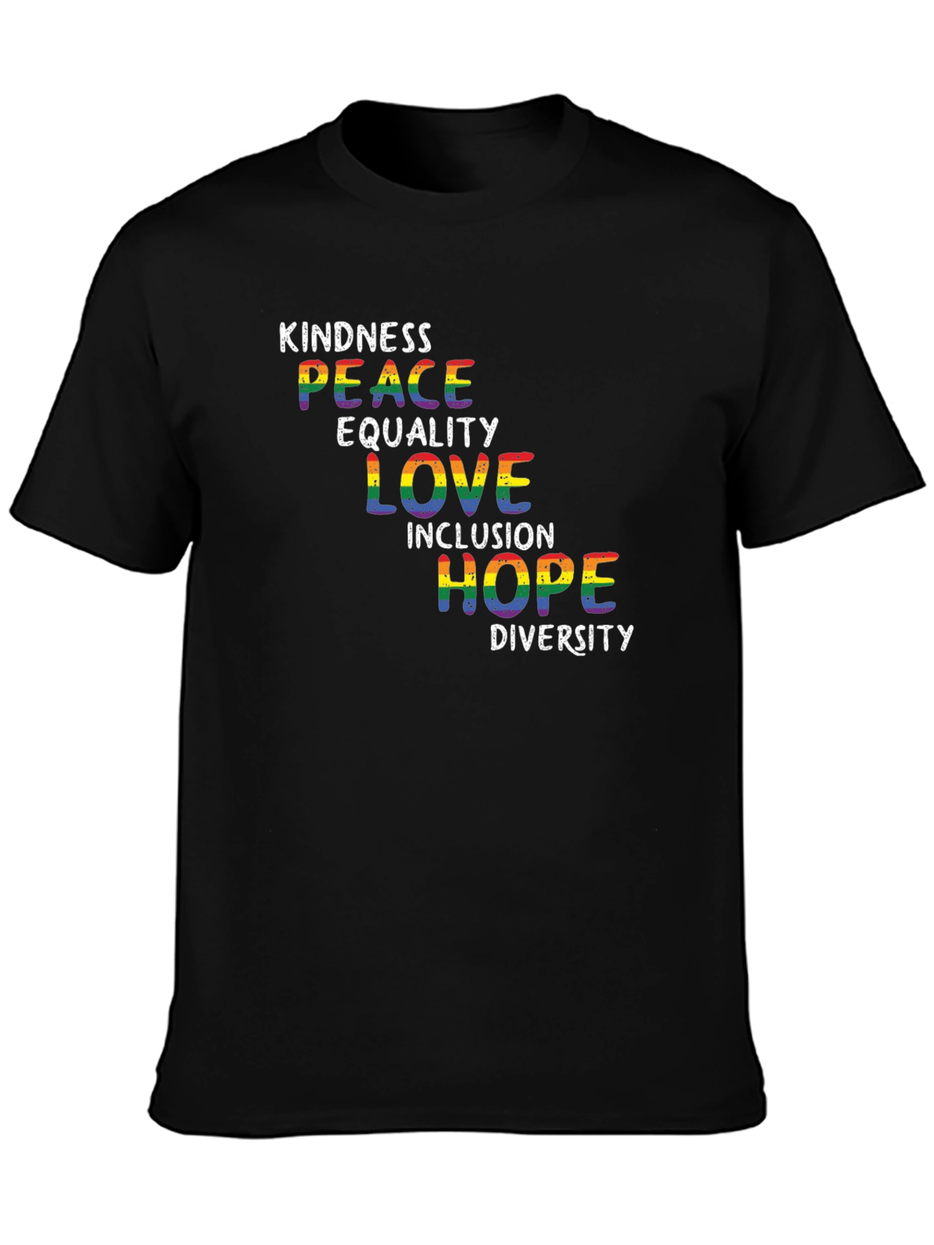 Pride Kindness Peace Equality Love T-Shirt