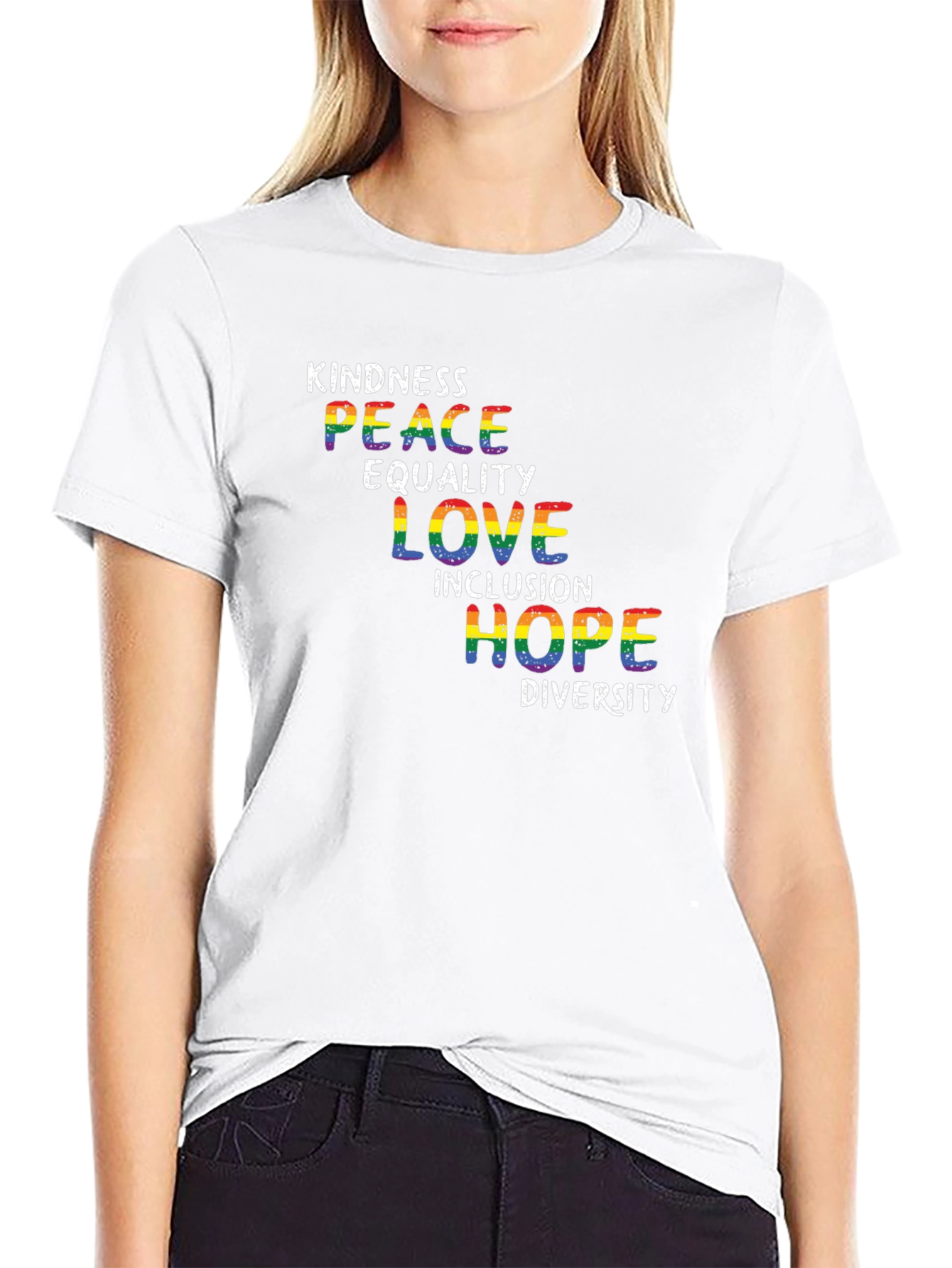 Pride Kindness Peace Equality Love T-Shirt