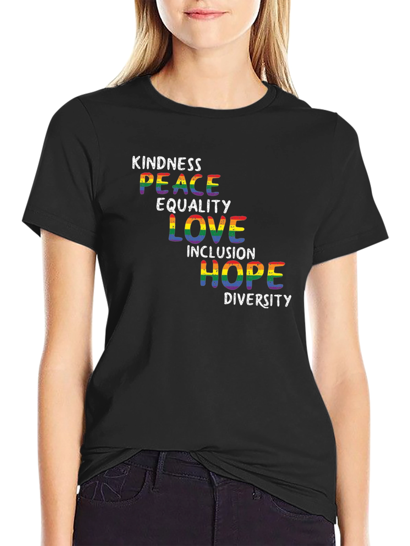 Pride Kindness Peace Equality Love T-Shirt