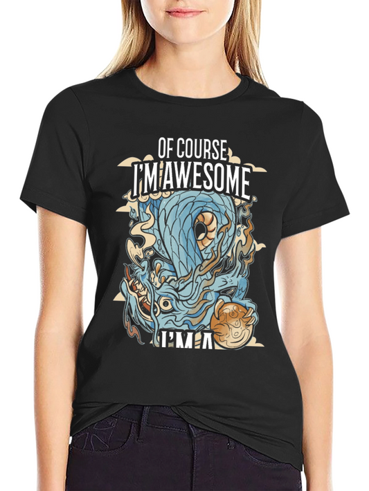 Awesome Dragon Graphic T-Shirt