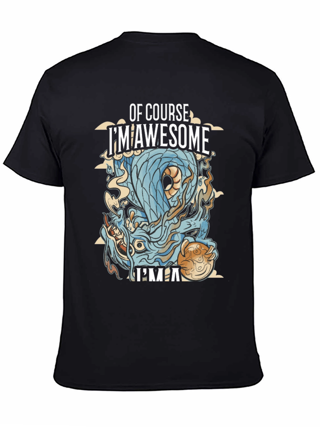 Awesome Dragon Graphic T-Shirt