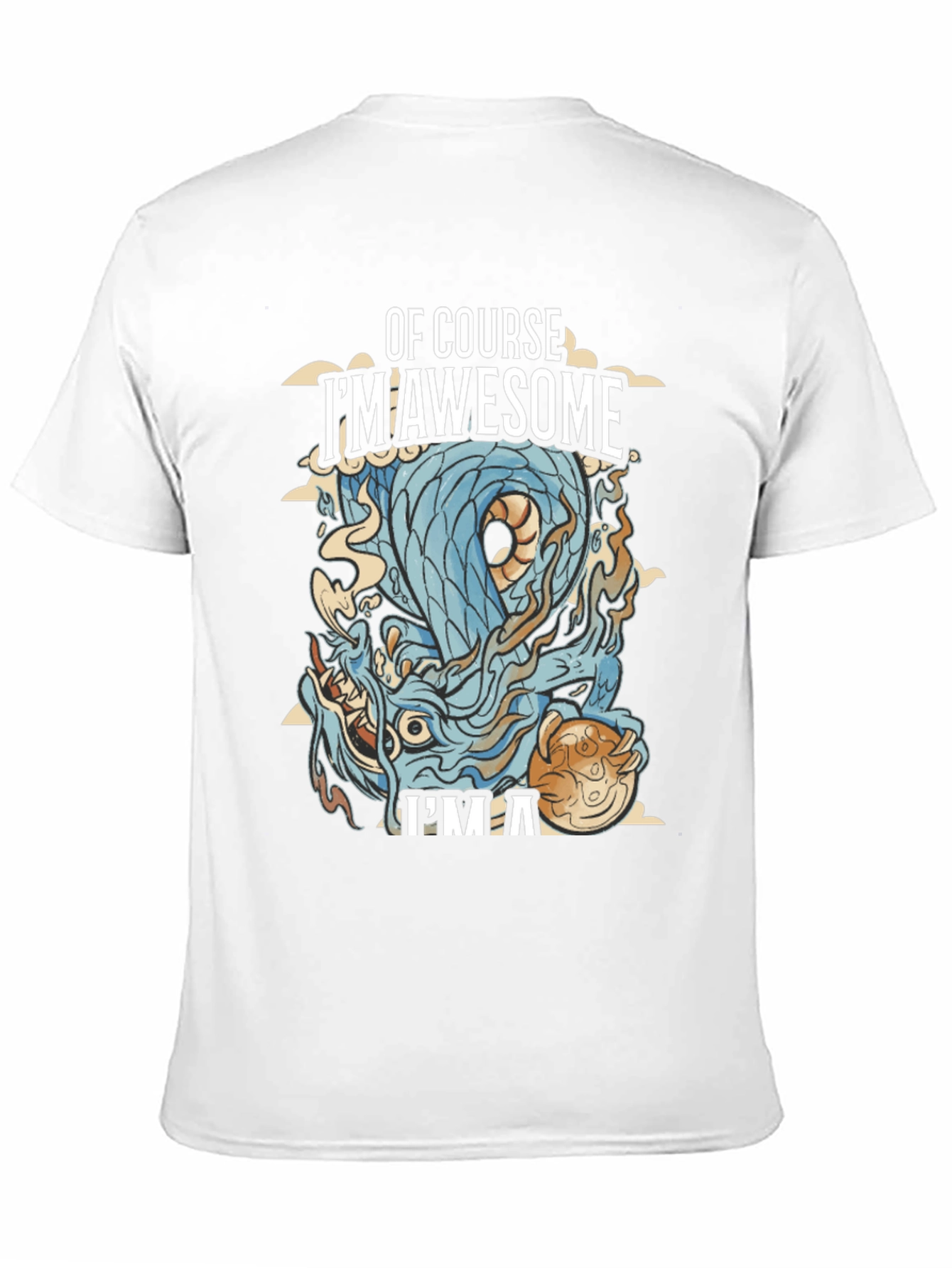 Awesome Dragon Graphic T-Shirt