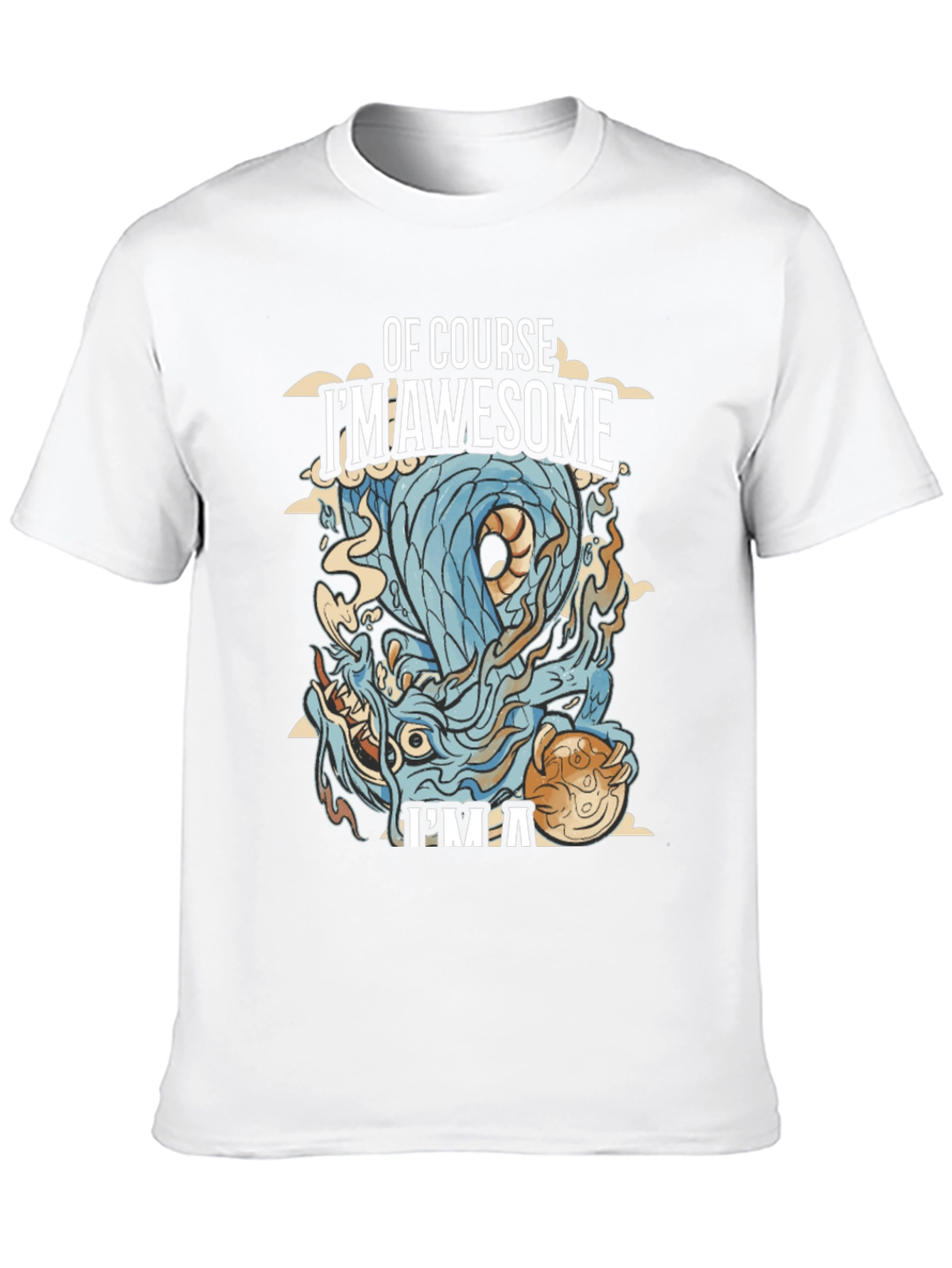 Awesome Dragon Graphic T-Shirt