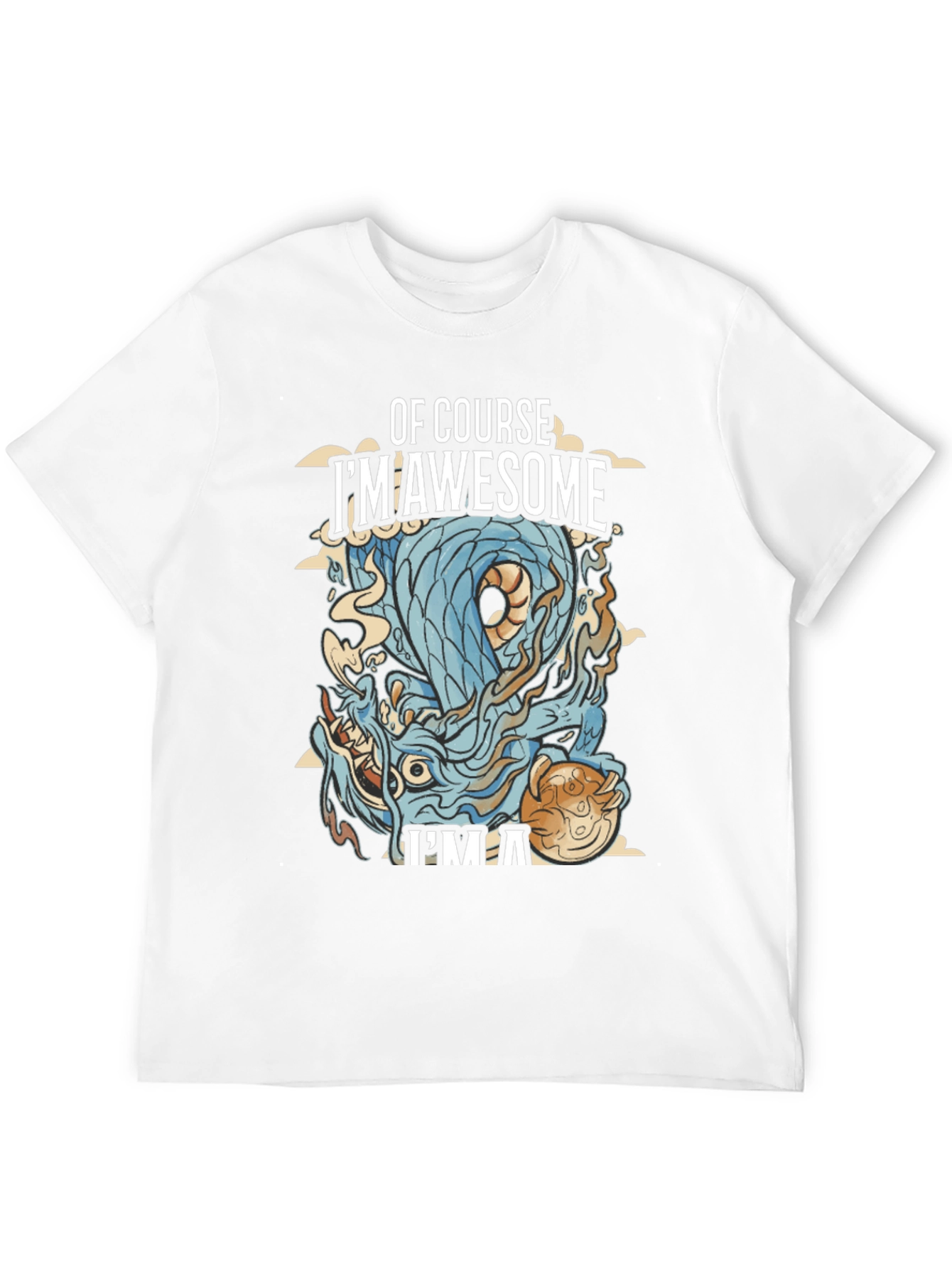Awesome Dragon Graphic T-Shirt