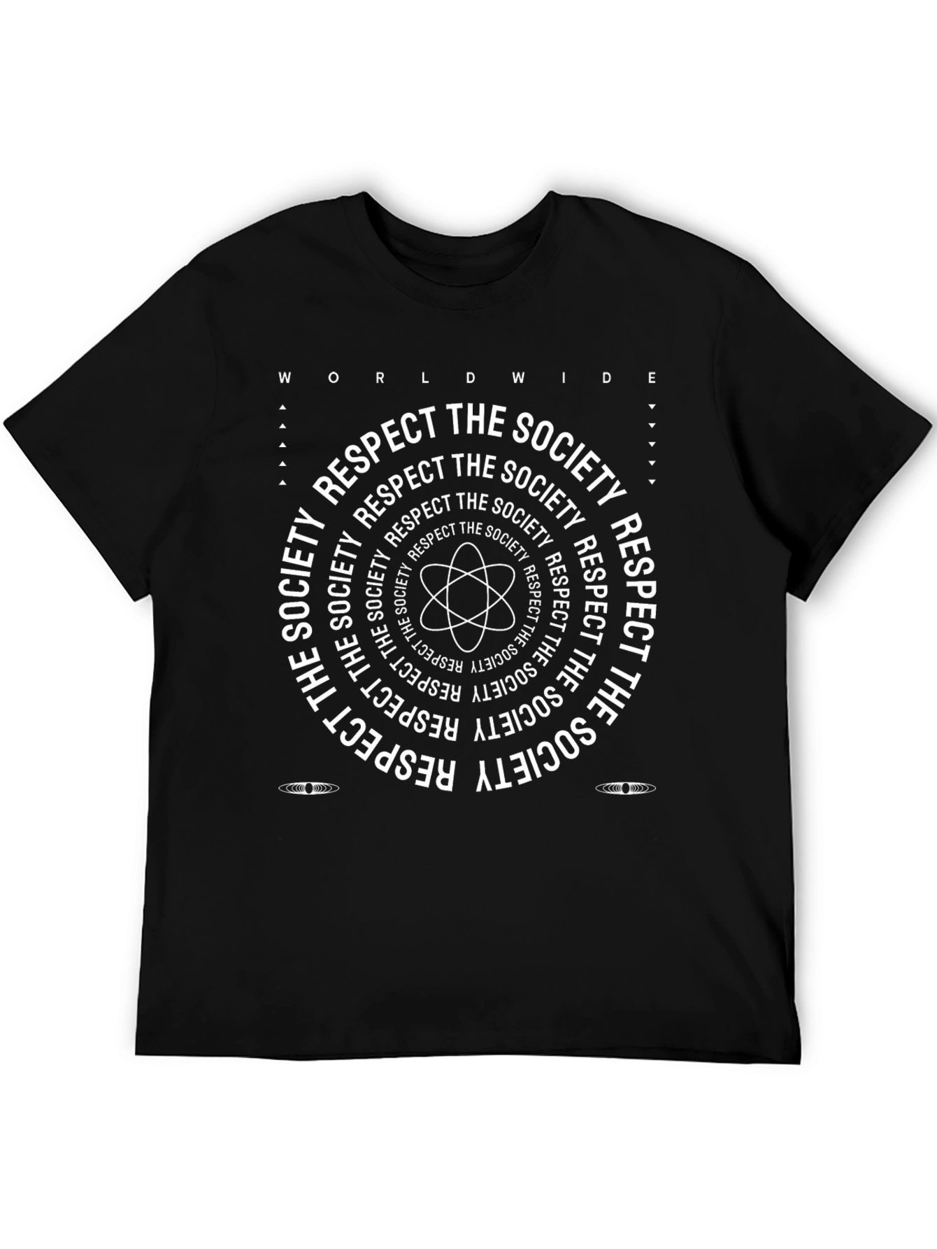Respect The Society Graphic Tee - Black