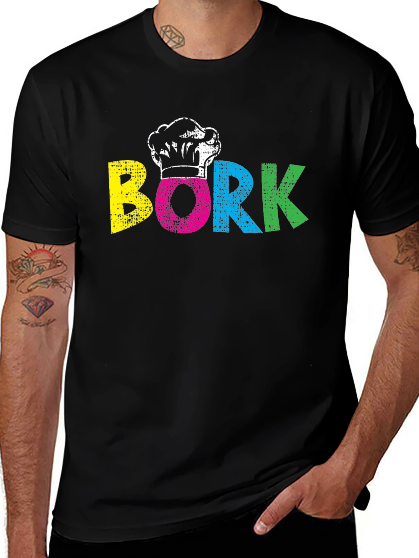 BORK Chef Hat Graphic T-Shirt