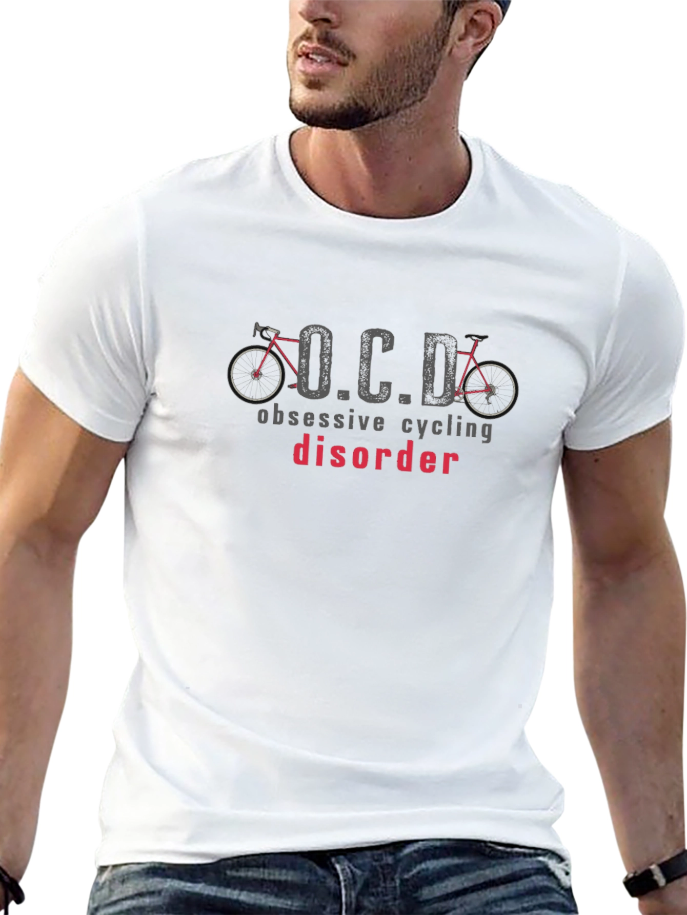 OCD Obsessive Cycling Disorder Graphic Tee