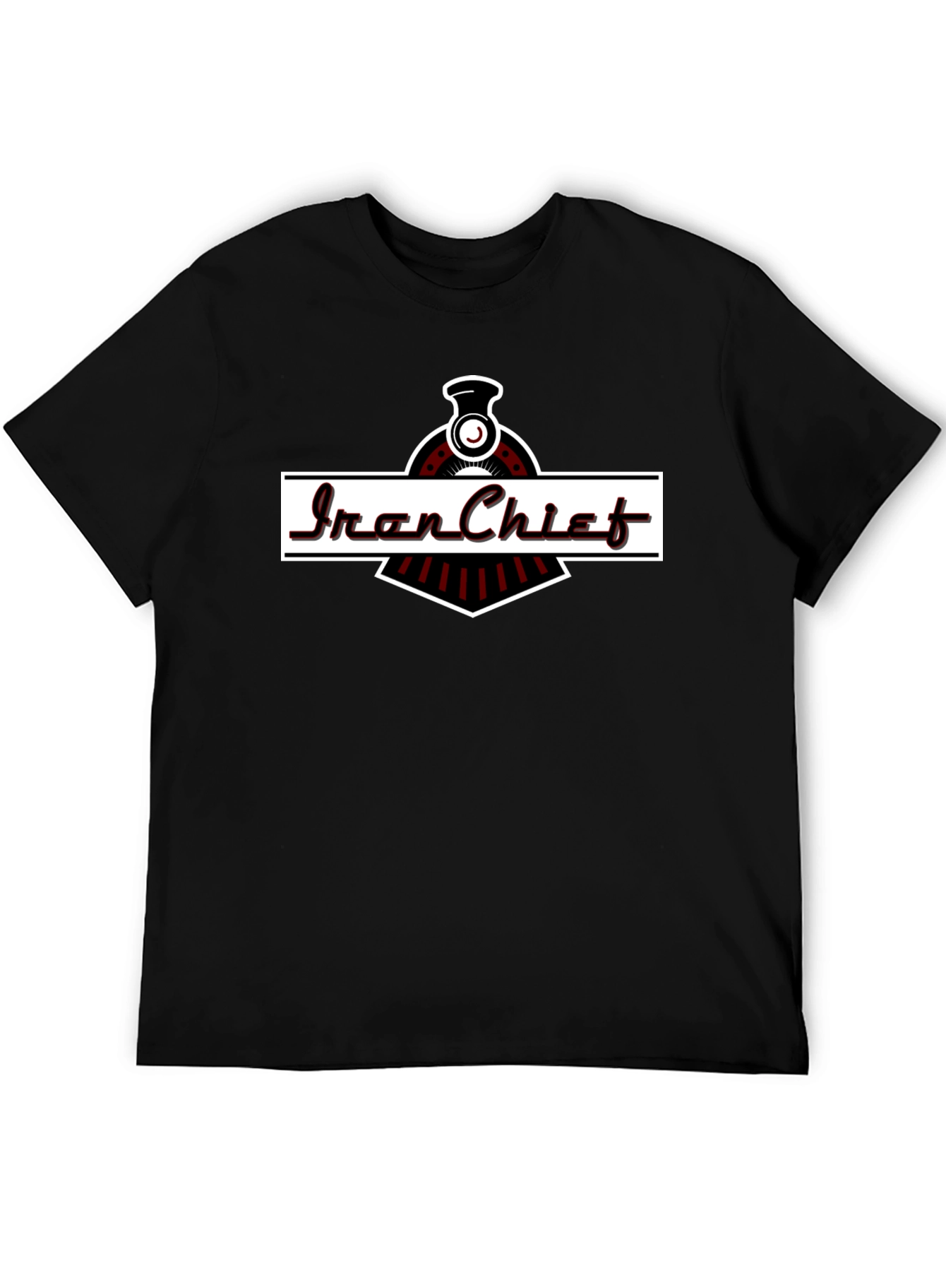 Iron Chief Train Graphic T-Shirt