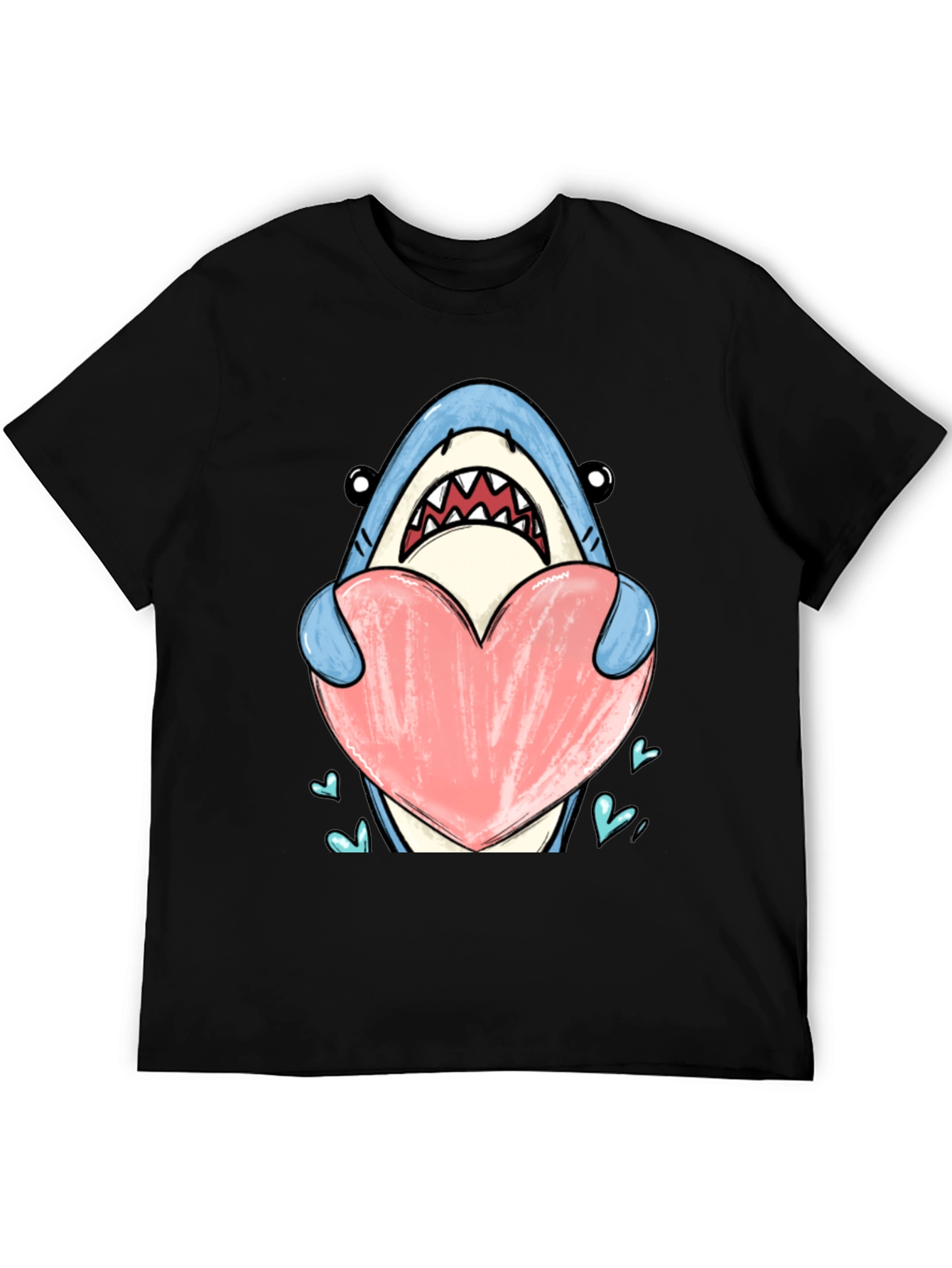 Shark Heart Graphic T-Shirt - Love Bites!