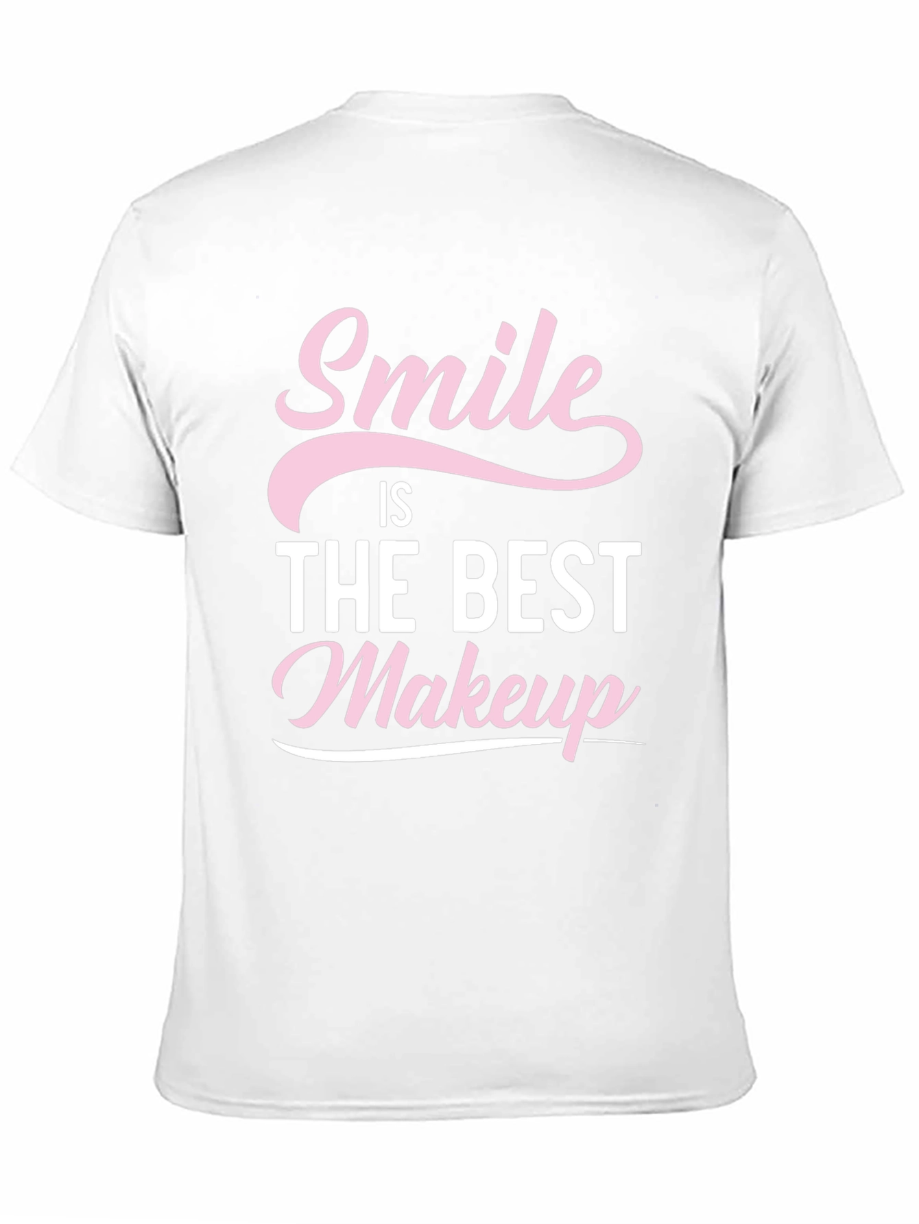 Smile is the Best Makeup T-Shirt - Black