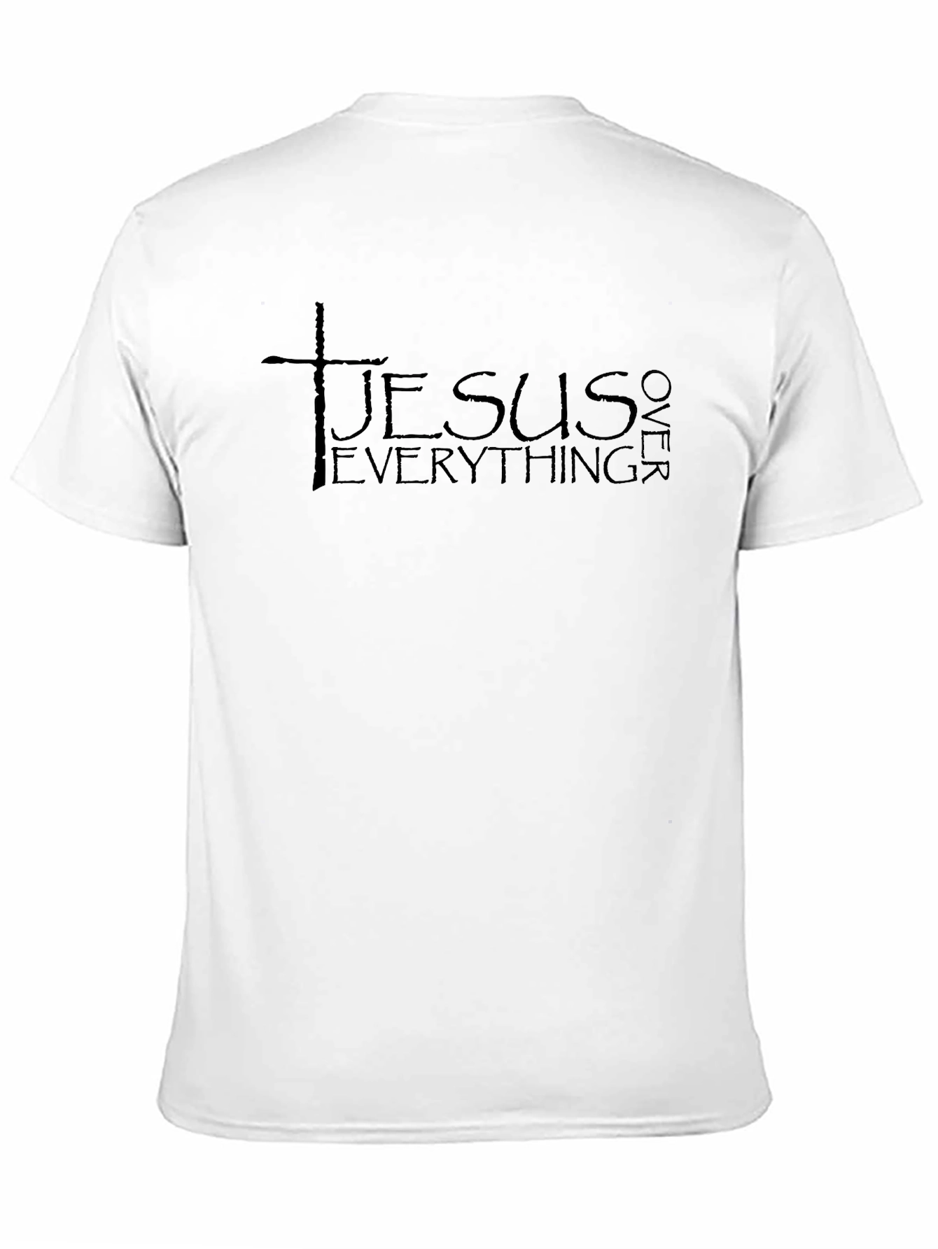 Jesus Over Everything Black T-Shirt