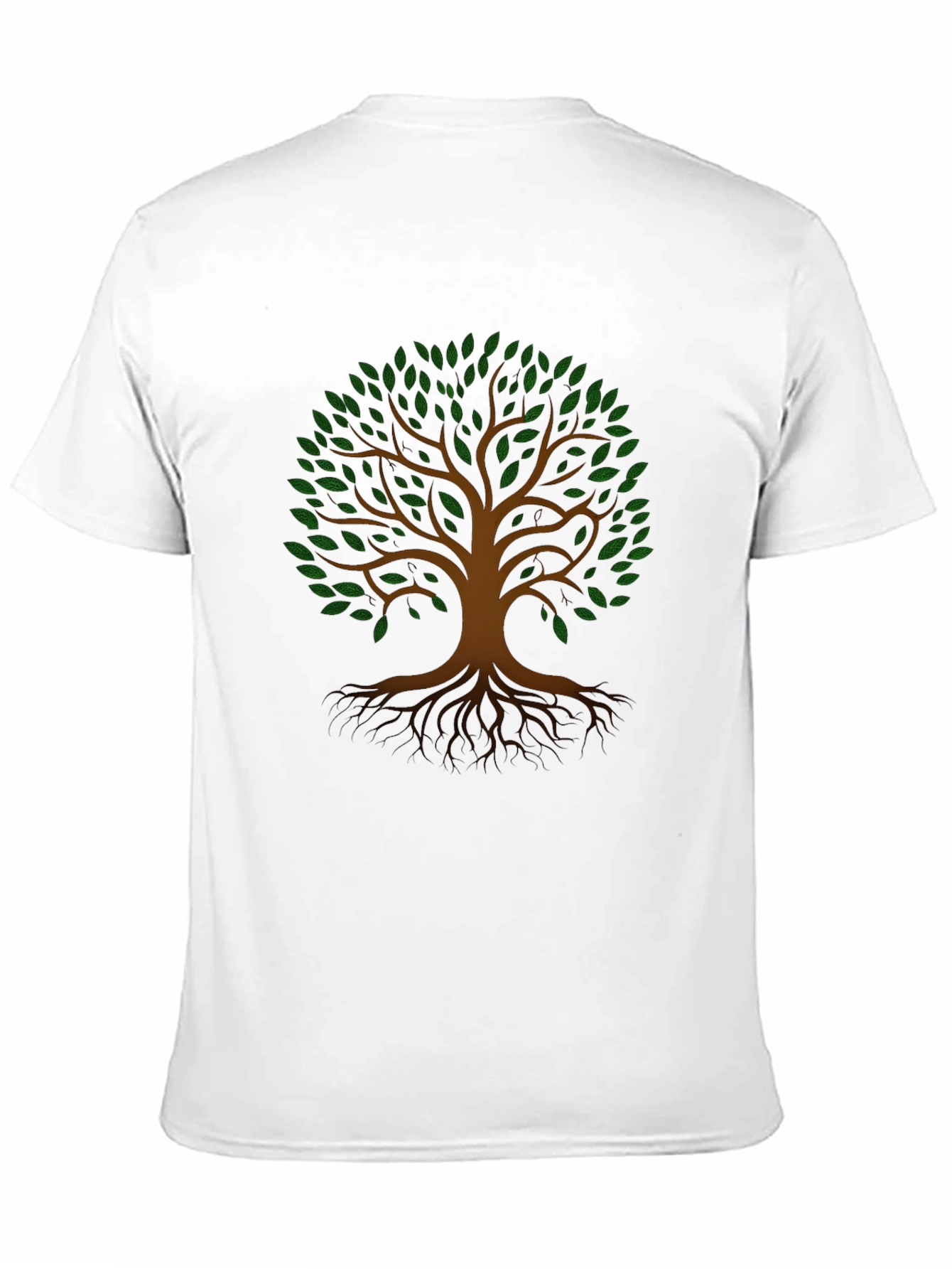 Nature Tree of Life Graphic Black T-Shirt