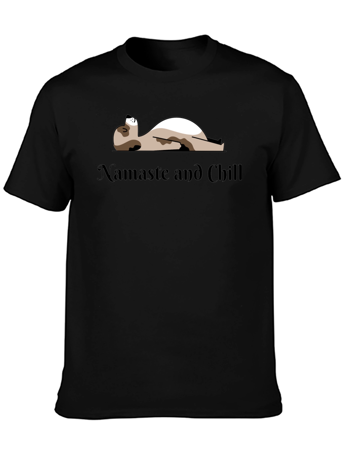 Namaste and Chill Graphic T-Shirt