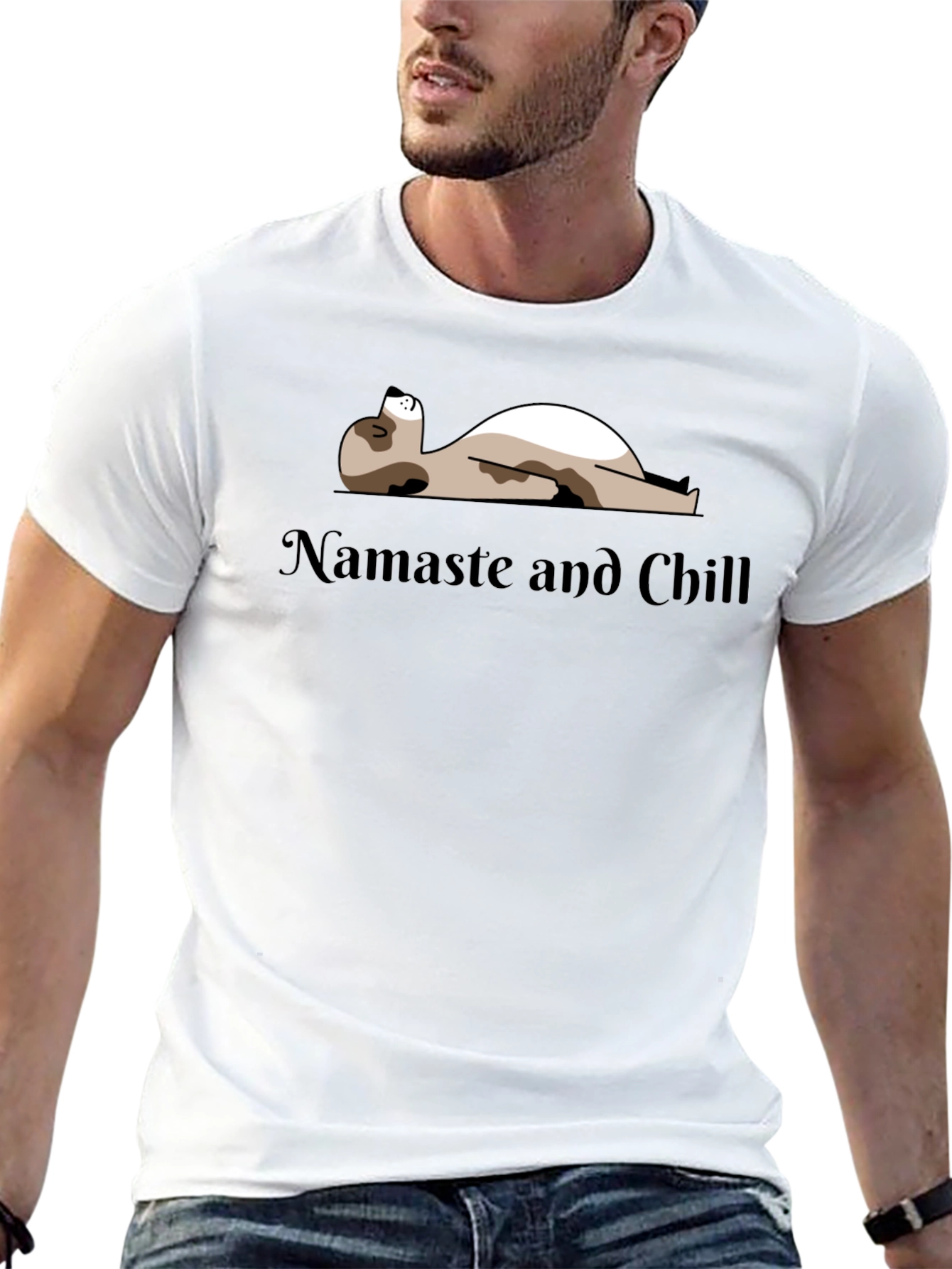 Namaste and Chill Graphic T-Shirt