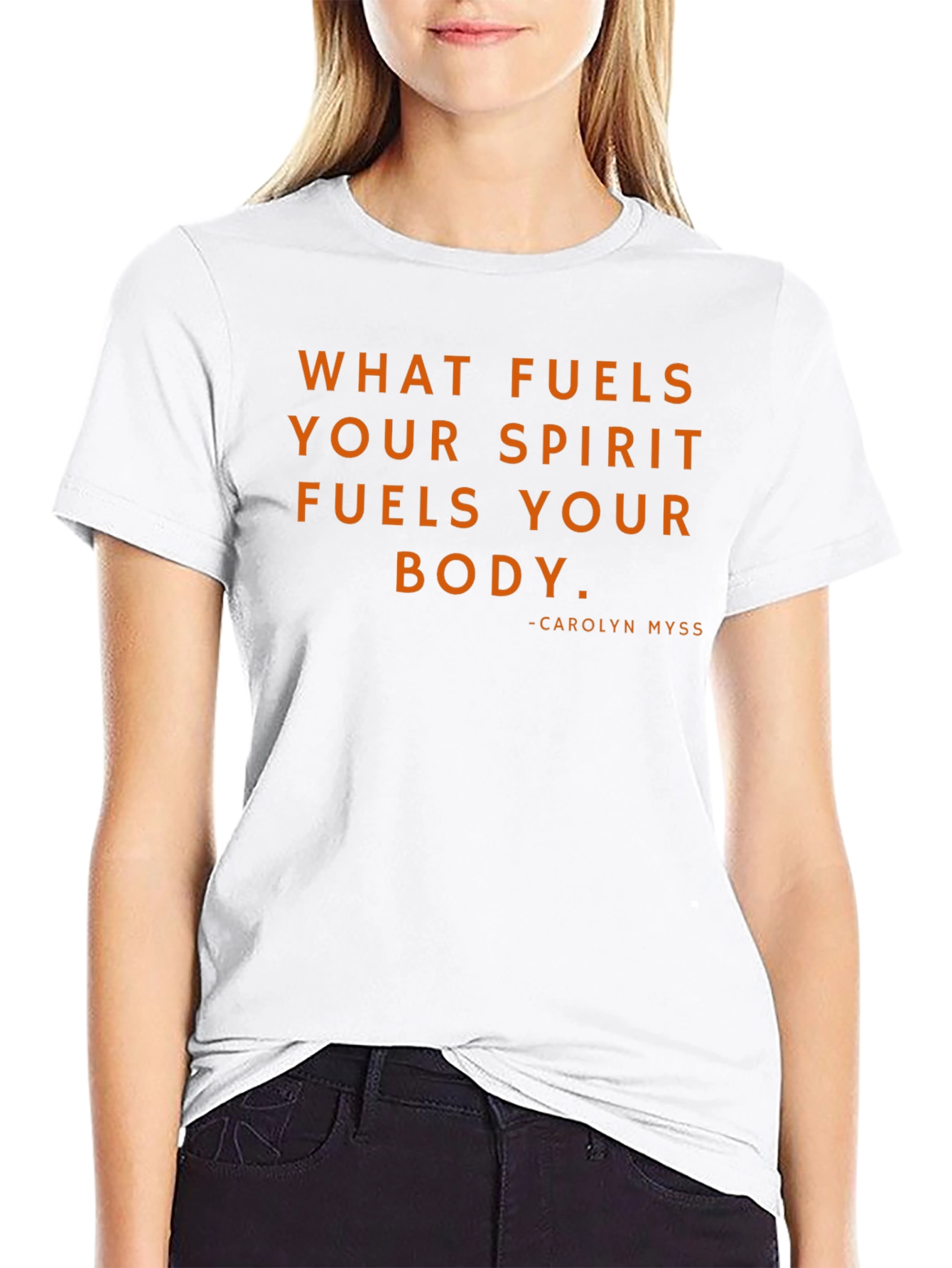 Inspirational Quote T-Shirt - What Fuels Your Spirit