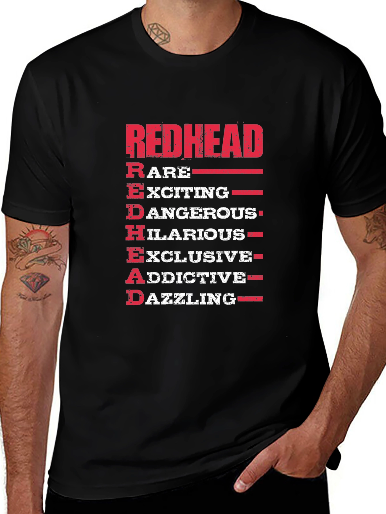 Redhead Rare T-Shirt - Funny Red Hair Gift