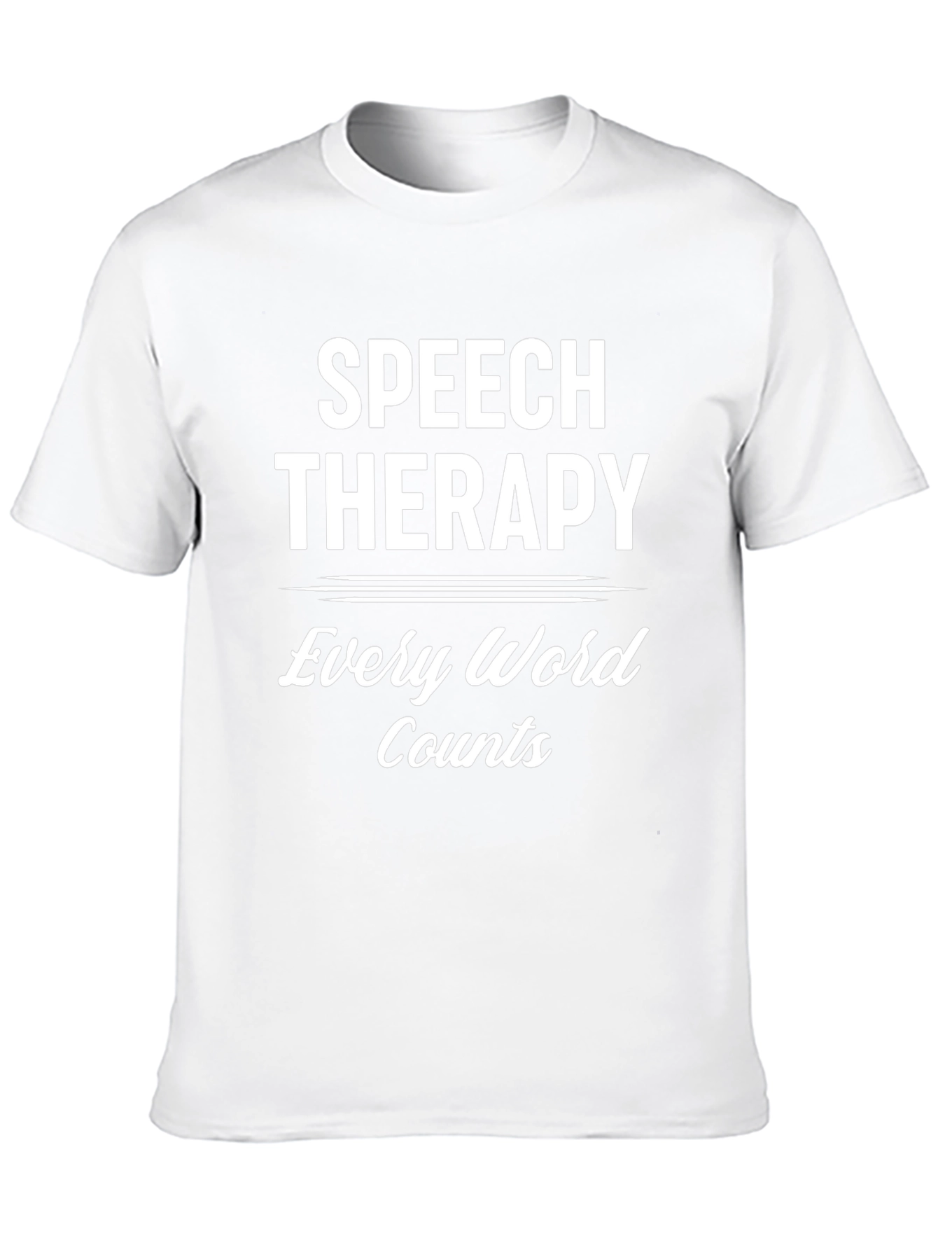 Speech Therapy T-Shirt - Every Word Counts