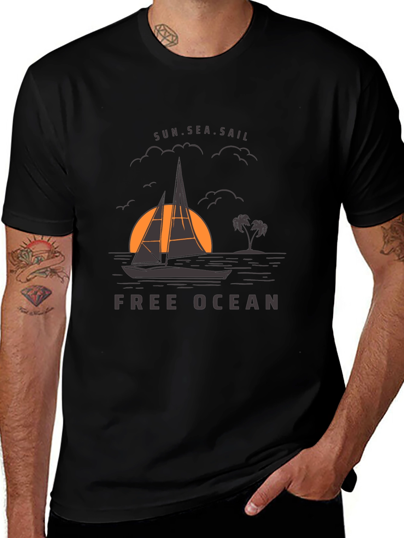 Sun Sea Sail Graphic Tee