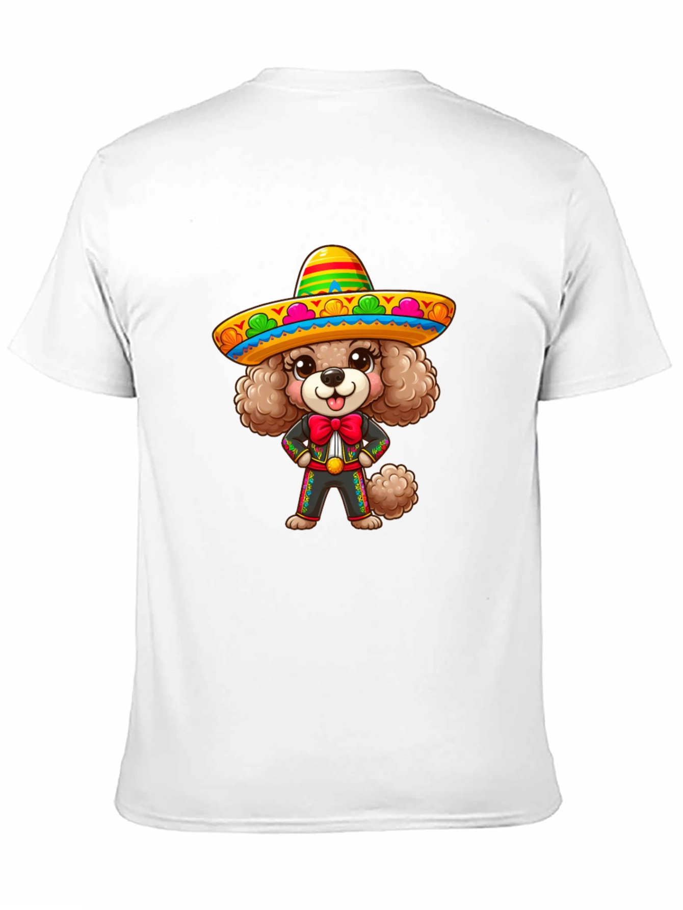 Dog in Sombrero Graphic T-Shirt