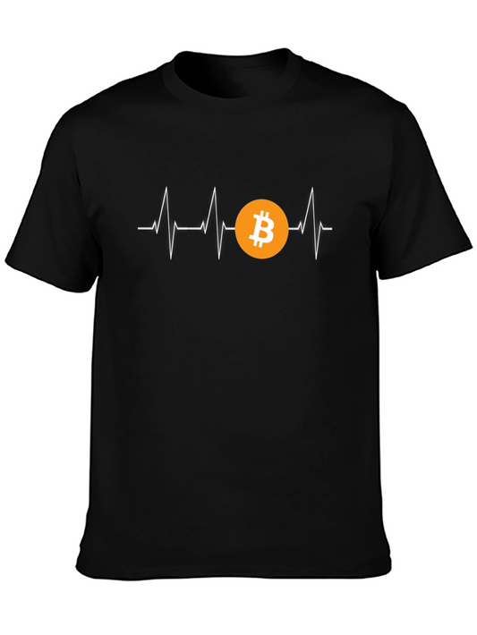 Bitcoin Heartbeat T-Shirt - Crypto Currency Tee