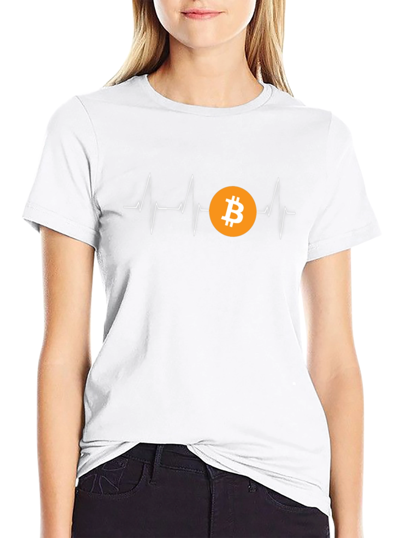 Bitcoin Heartbeat T-Shirt - Crypto Currency Tee