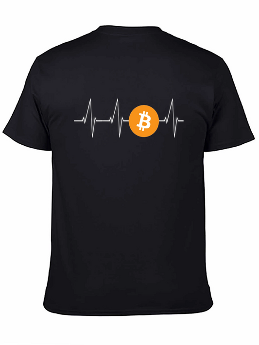 Bitcoin Heartbeat T-Shirt - Crypto Currency Tee